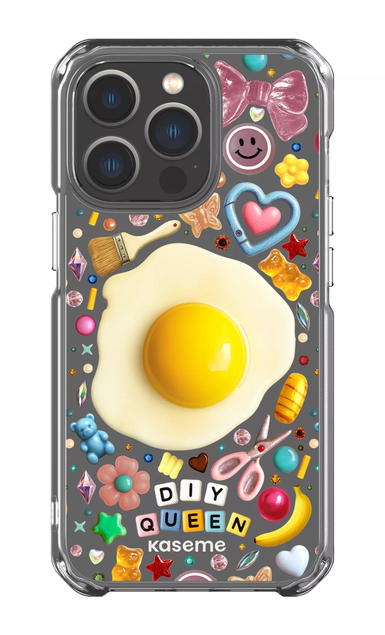 iPhone 13 Pro Clear Case DIY Queen Clear Case by Marianne Plaisance -