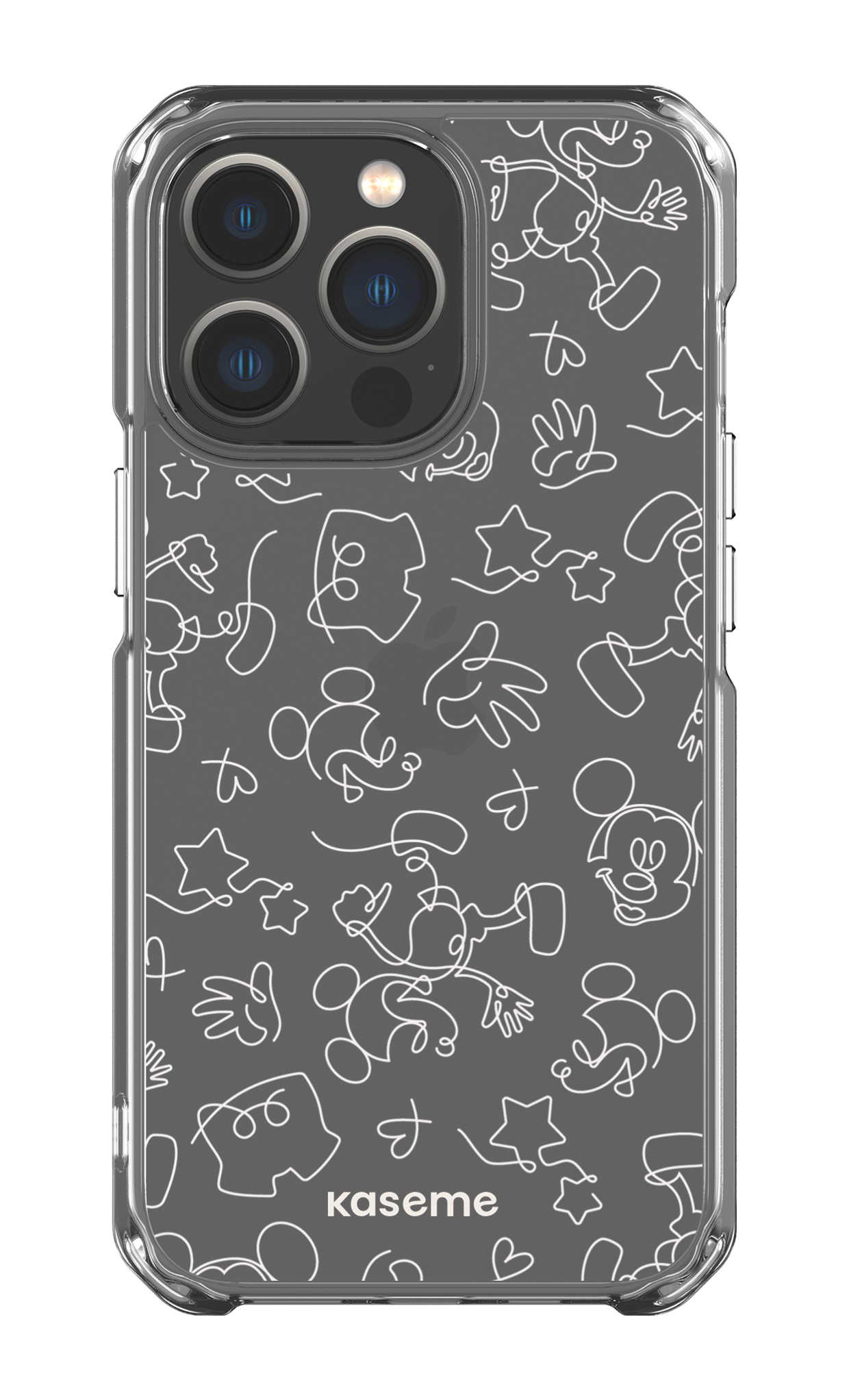 iPhone 13 Pro Clear Case Doodle Clear Case -
