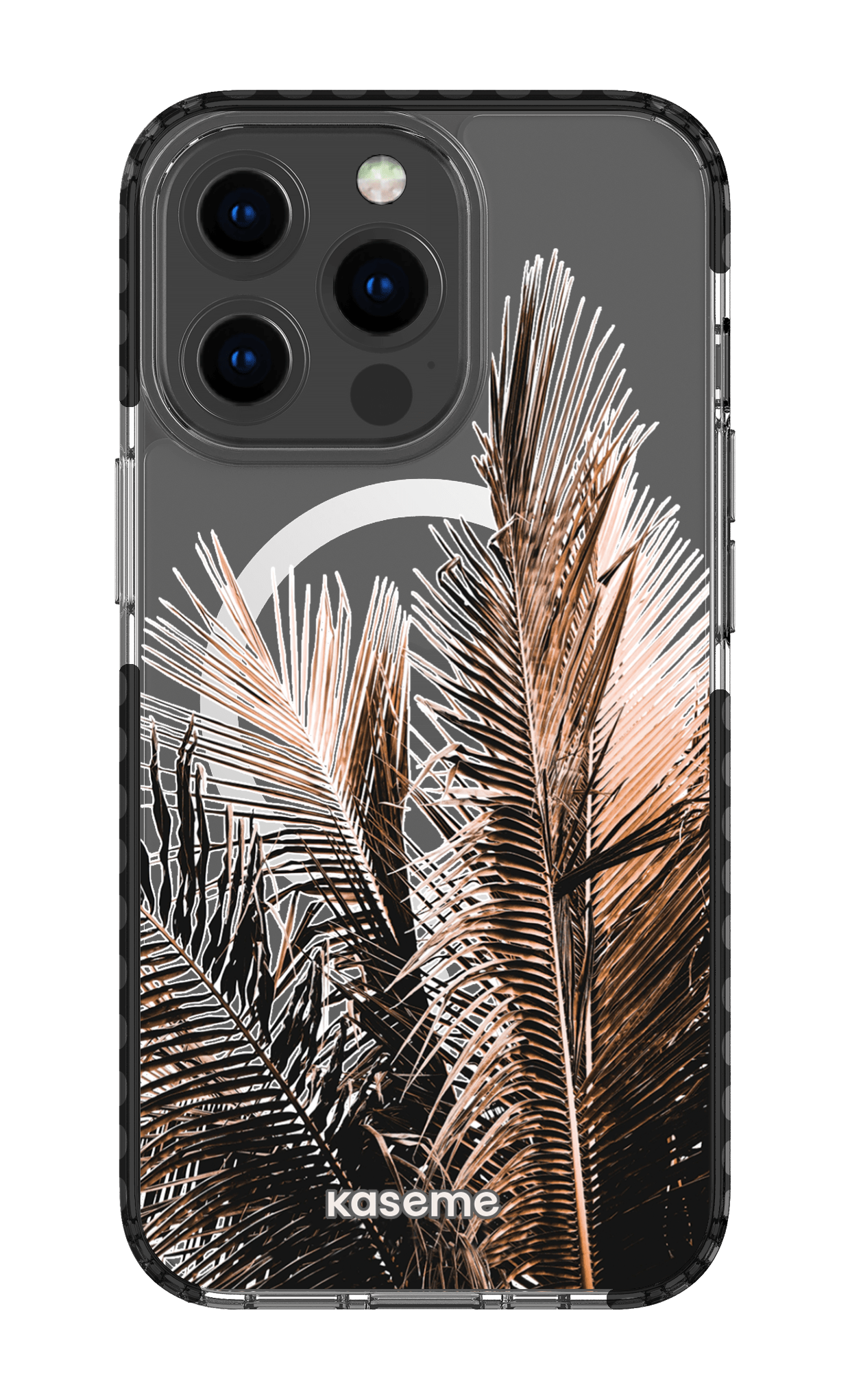 iPhone 13 Pro Clear Case Magsafe - Black Cali Clear Case -