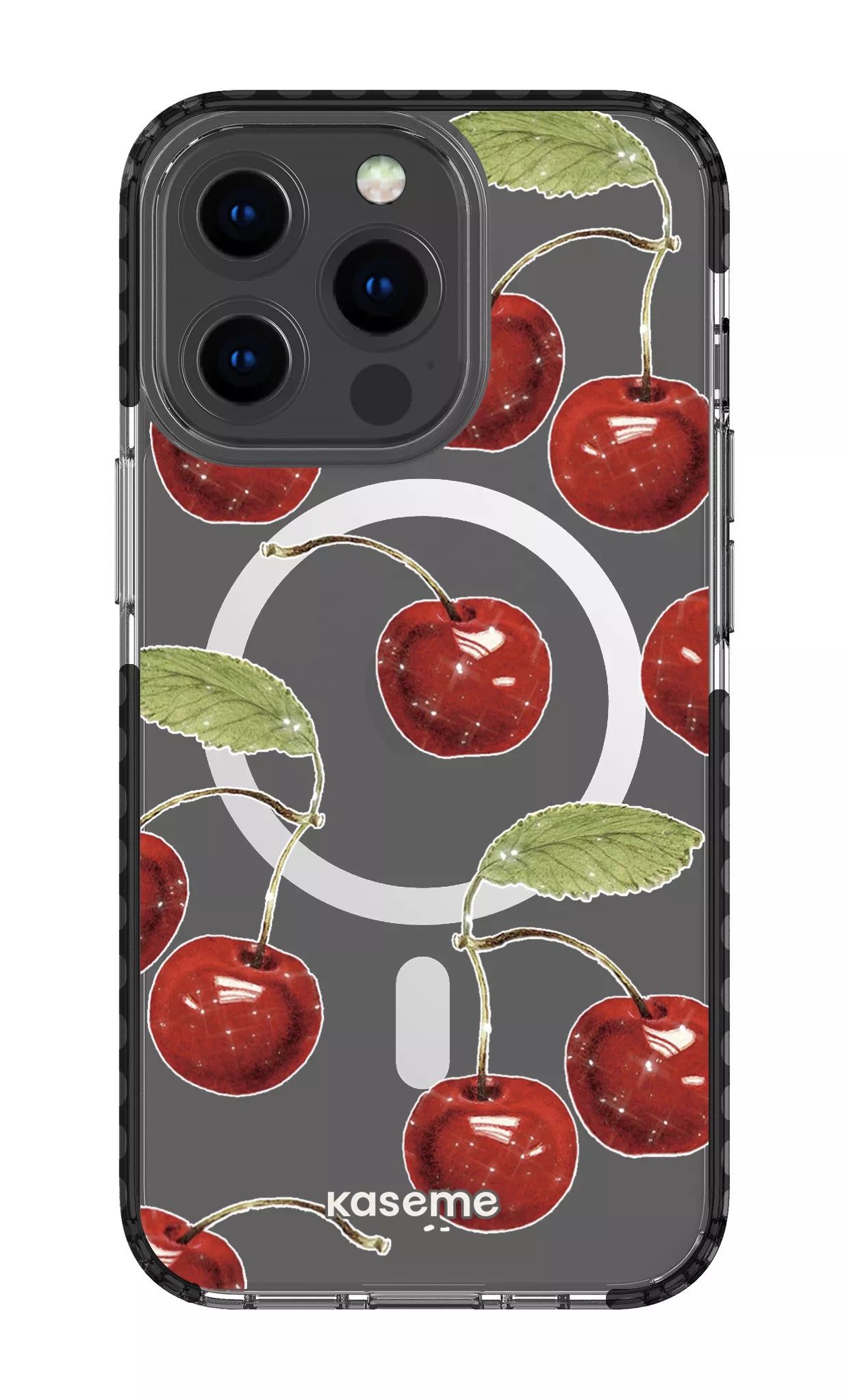 iPhone 13 Pro Clear Case Magsafe - Black Juicy Clear Case -