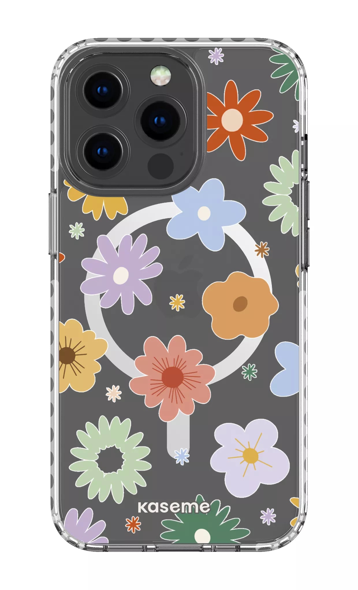 iPhone 13 Pro Clear Case Magsafe - White Adore Clear Case -