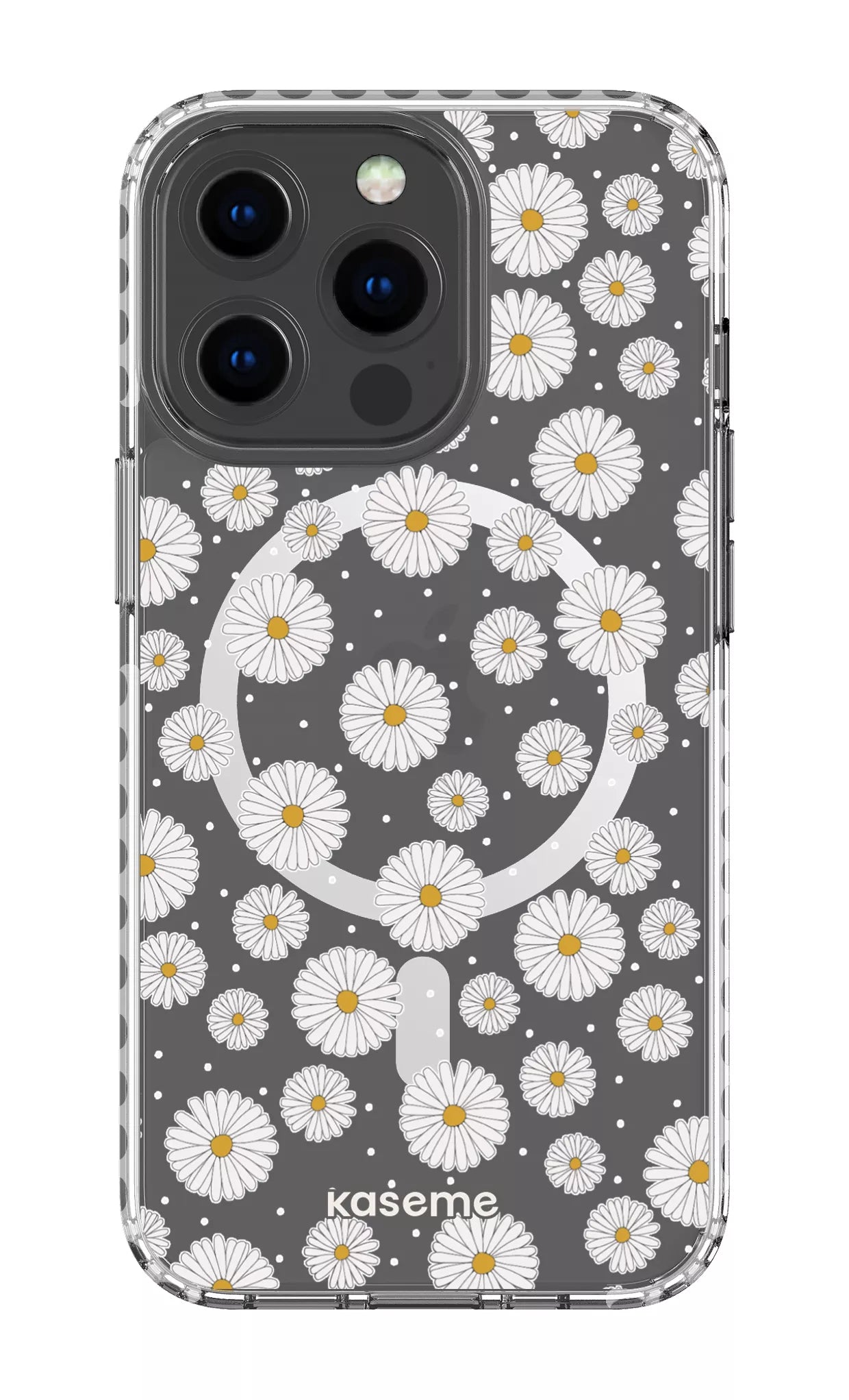 iPhone 13 Pro Clear Case Magsafe - White Ashley Clear Case -