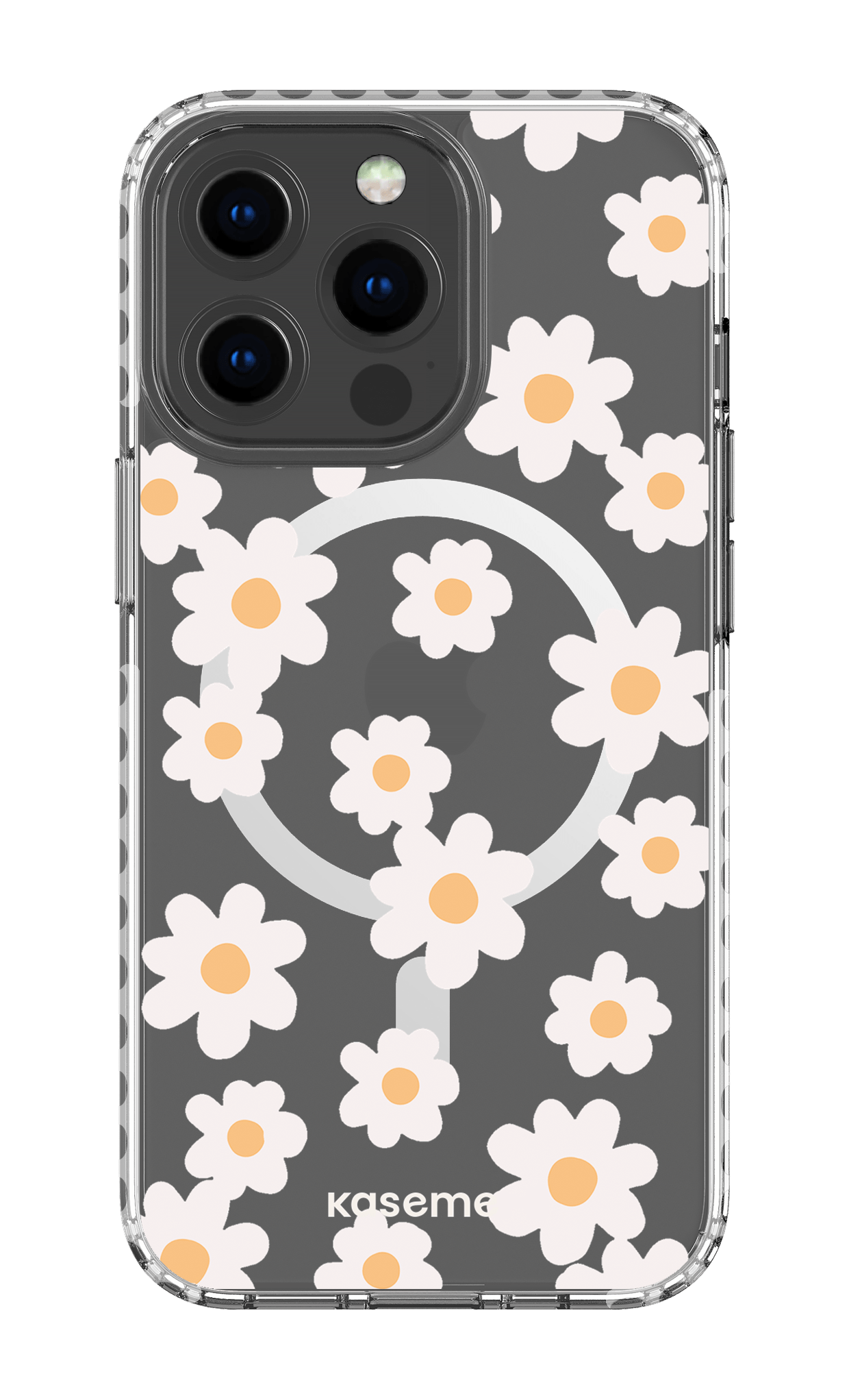 iPhone 13 Pro Clear Case Magsafe - White May Clear Case -