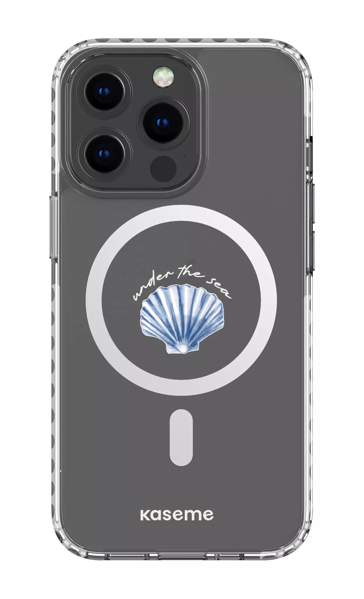 iPhone 13 Pro Clear Case Magsafe - White Sealia Clear Case -
