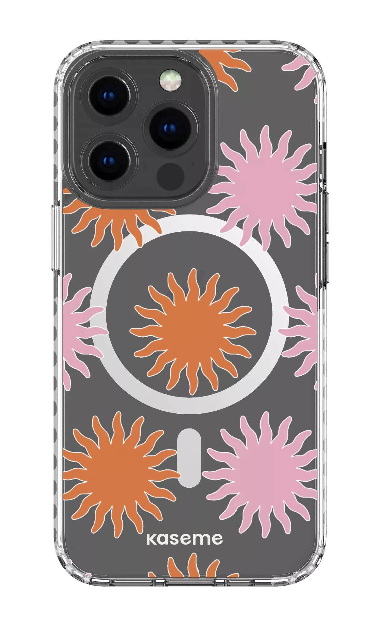 iPhone 13 Pro Clear Case Magsafe - White Vitamin Sea Clear Case -