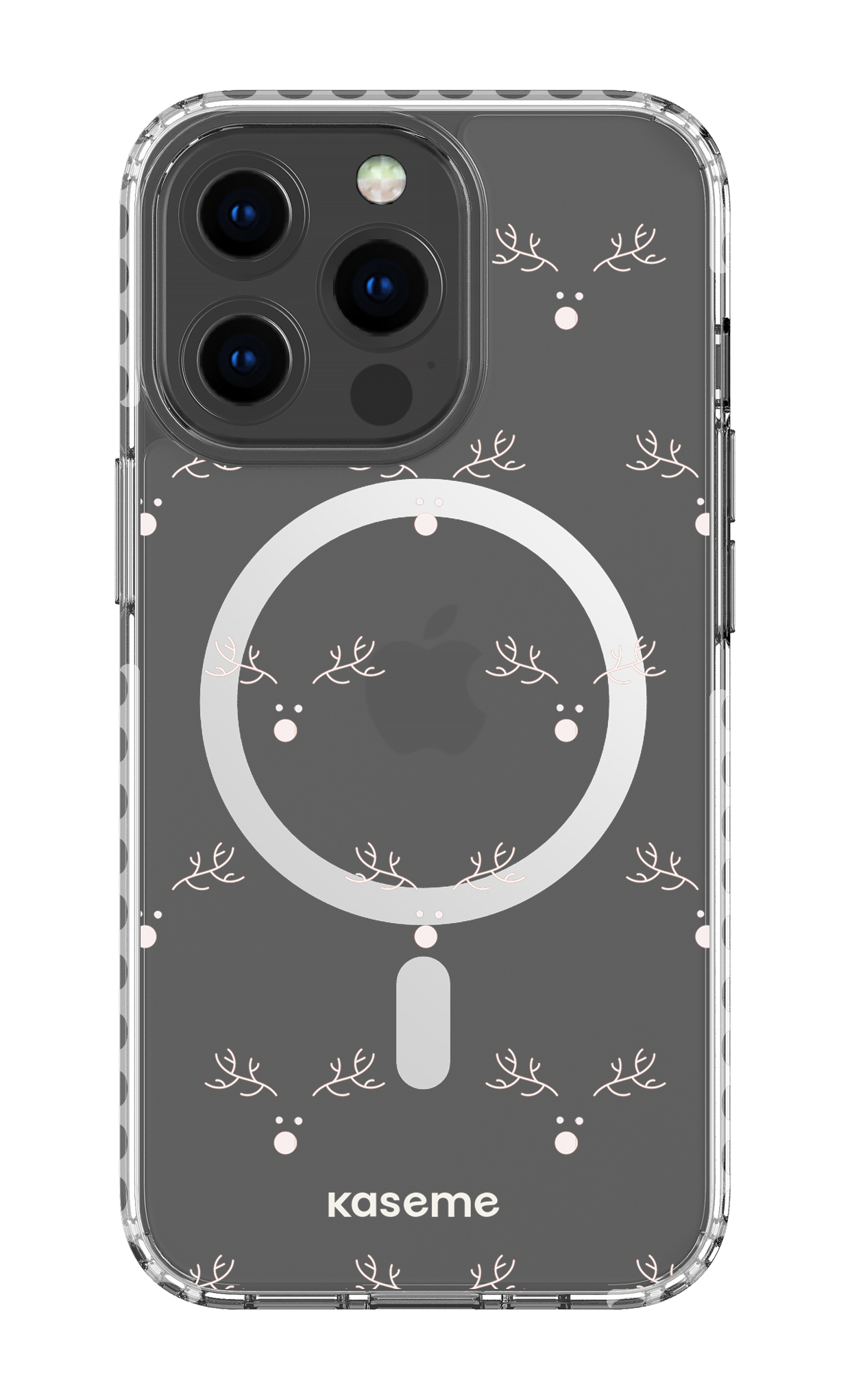 iPhone 13 Pro Clear Case Magsafe - White Vixen Clear Case -