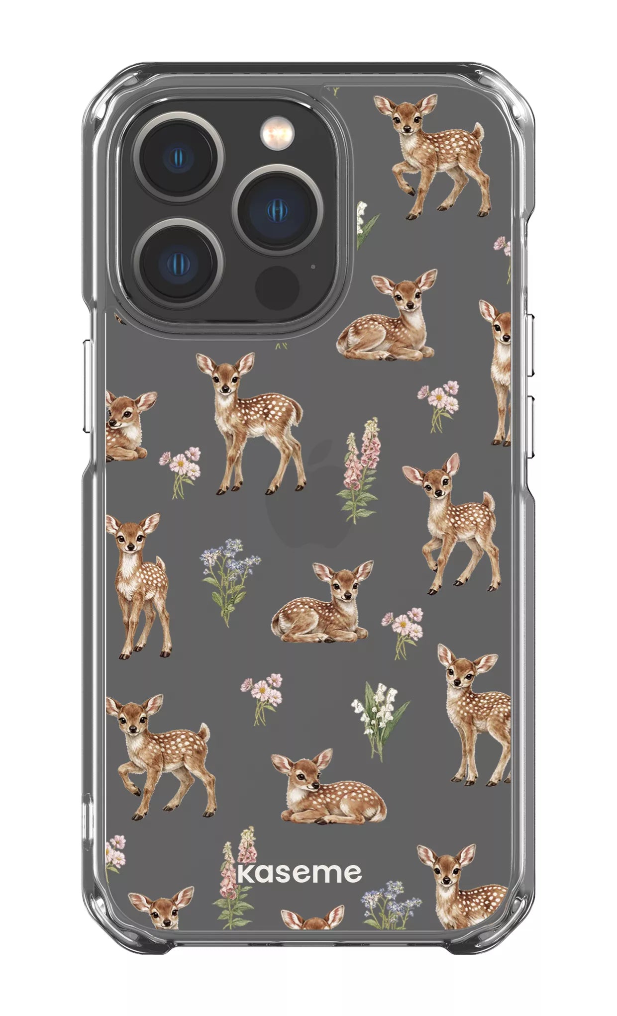 iPhone 13 Pro Clear Case Sweet Bambi Clear Case -