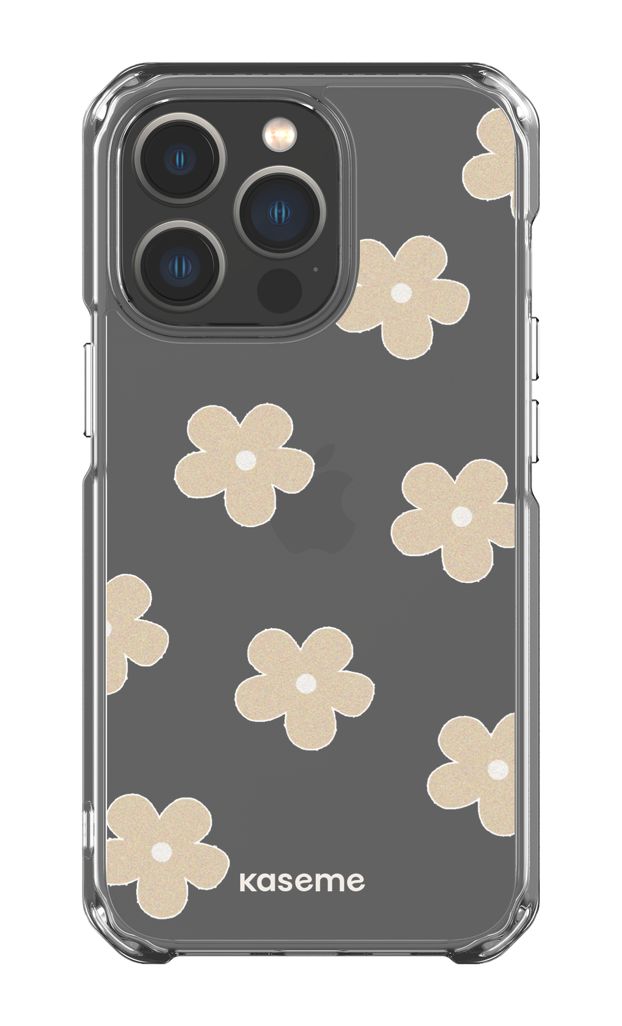 iPhone 13 Pro Clear Case Woodstock Beige Clear Case -