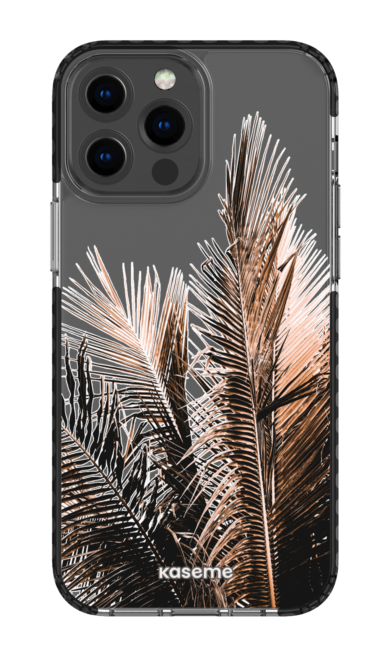 iPhone 13 Pro Max Clear Case - Black Cali Clear Case -