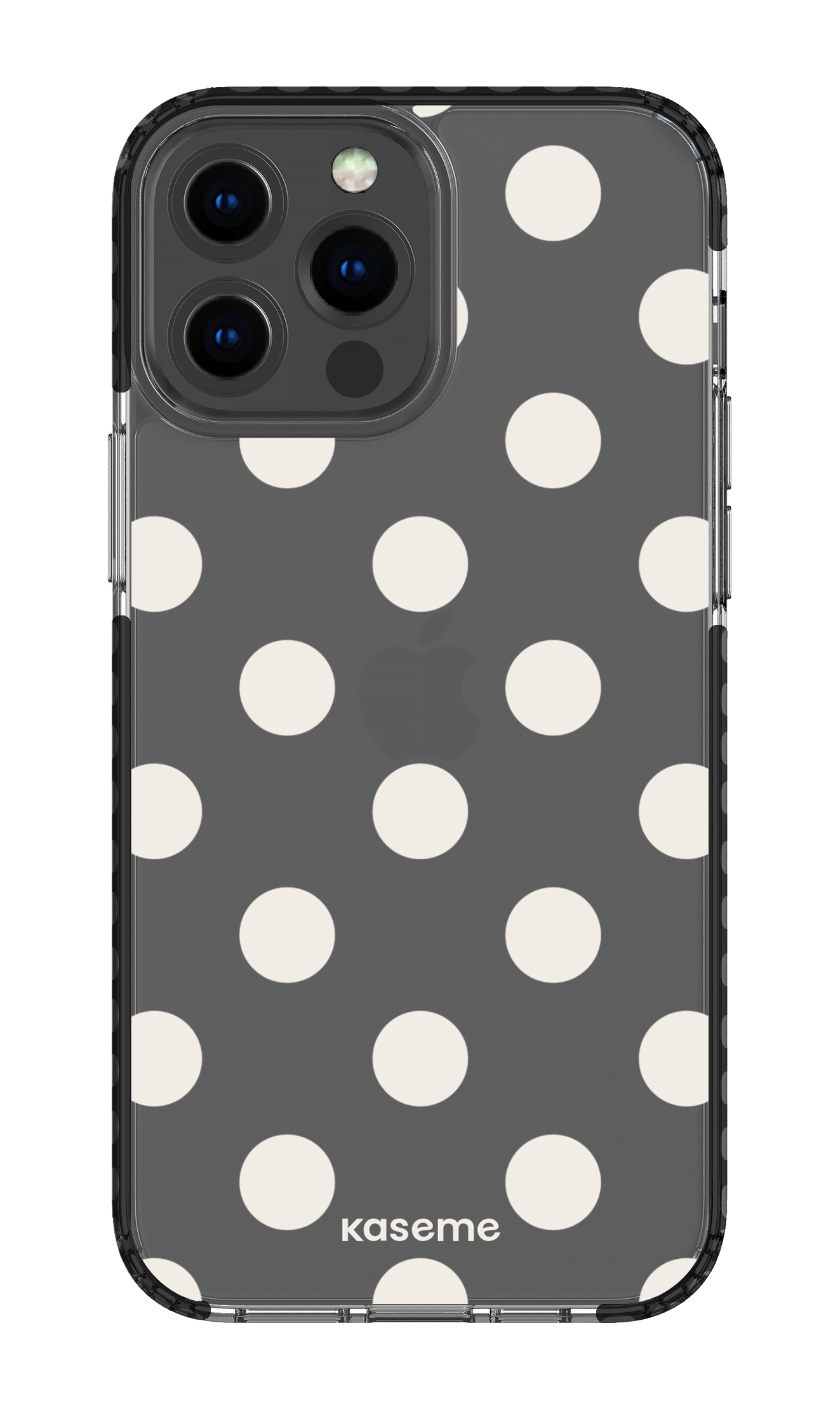 iPhone 13 Pro Max Clear Case - Black Couture Clear Case -