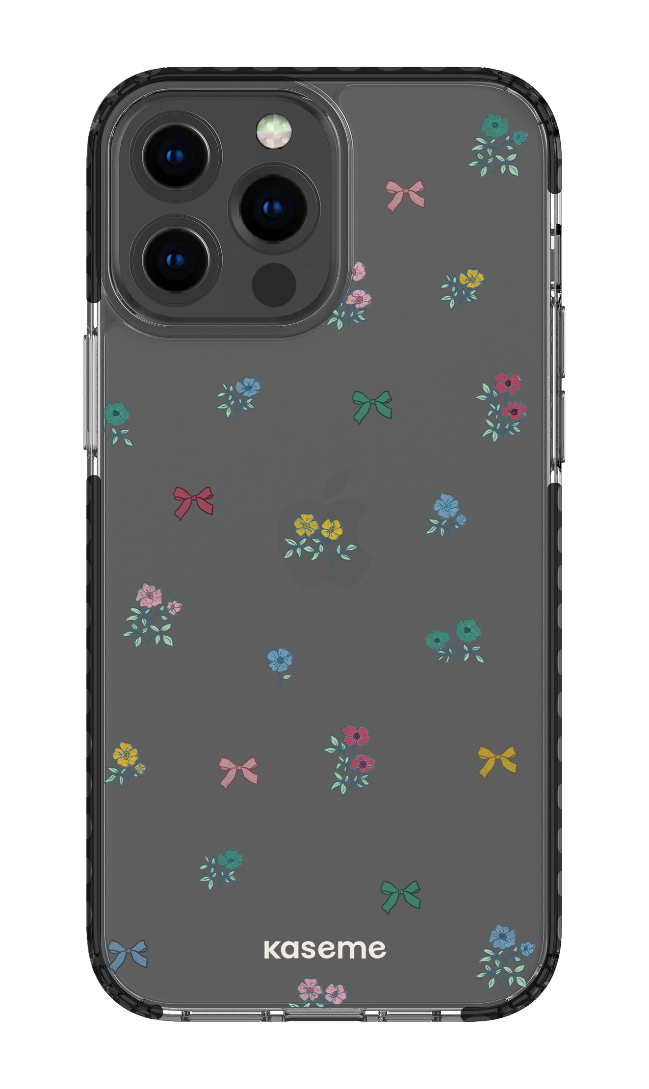 iPhone 13 Pro Max Clear Case - Black Graceful Clear Case -