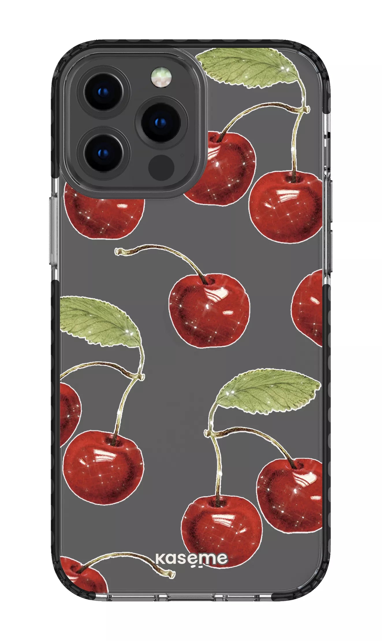 iPhone 13 Pro Max Clear Case - Black Juicy Clear Case -