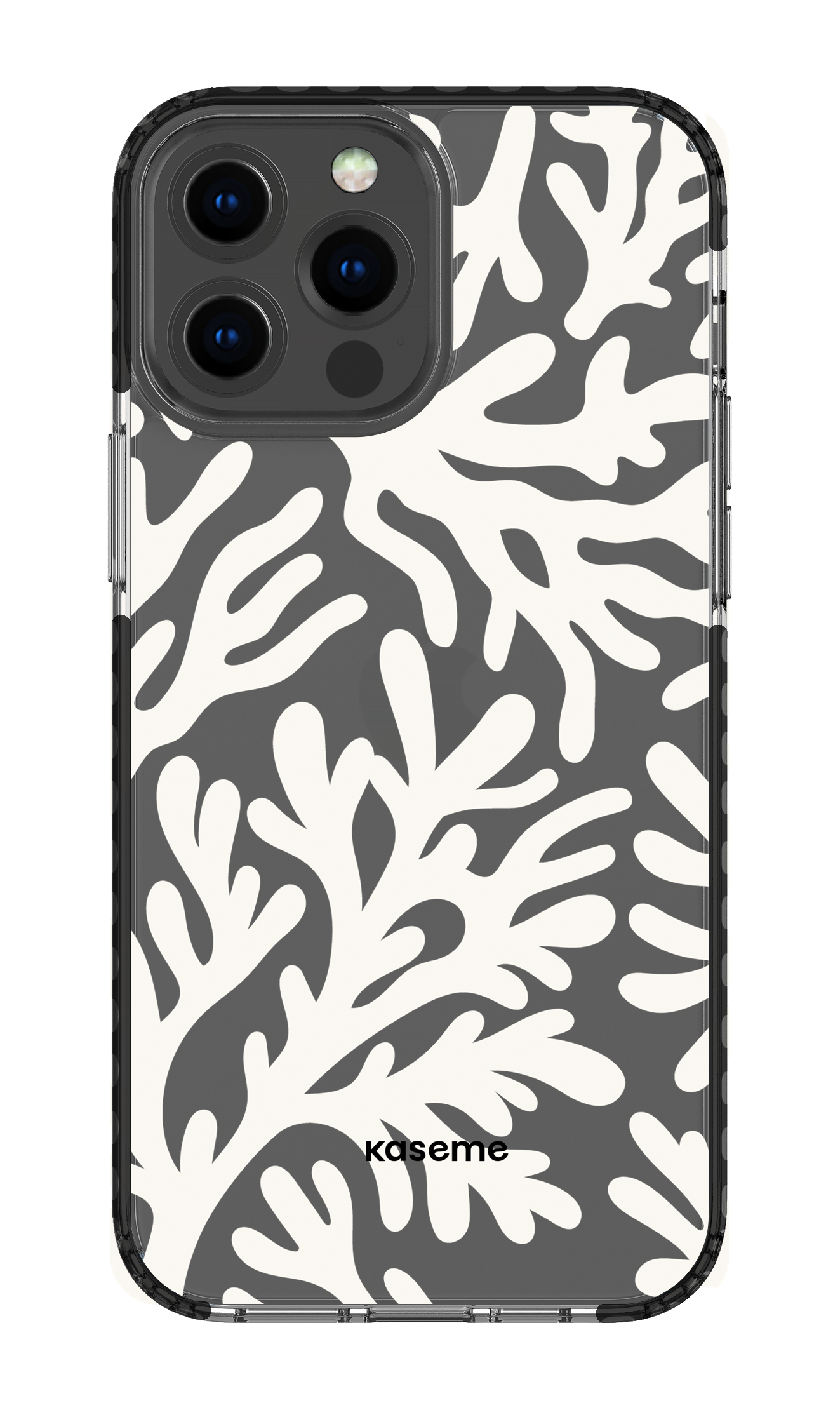 iPhone 13 Pro Max Clear Case - Black Koralia Clear Case -