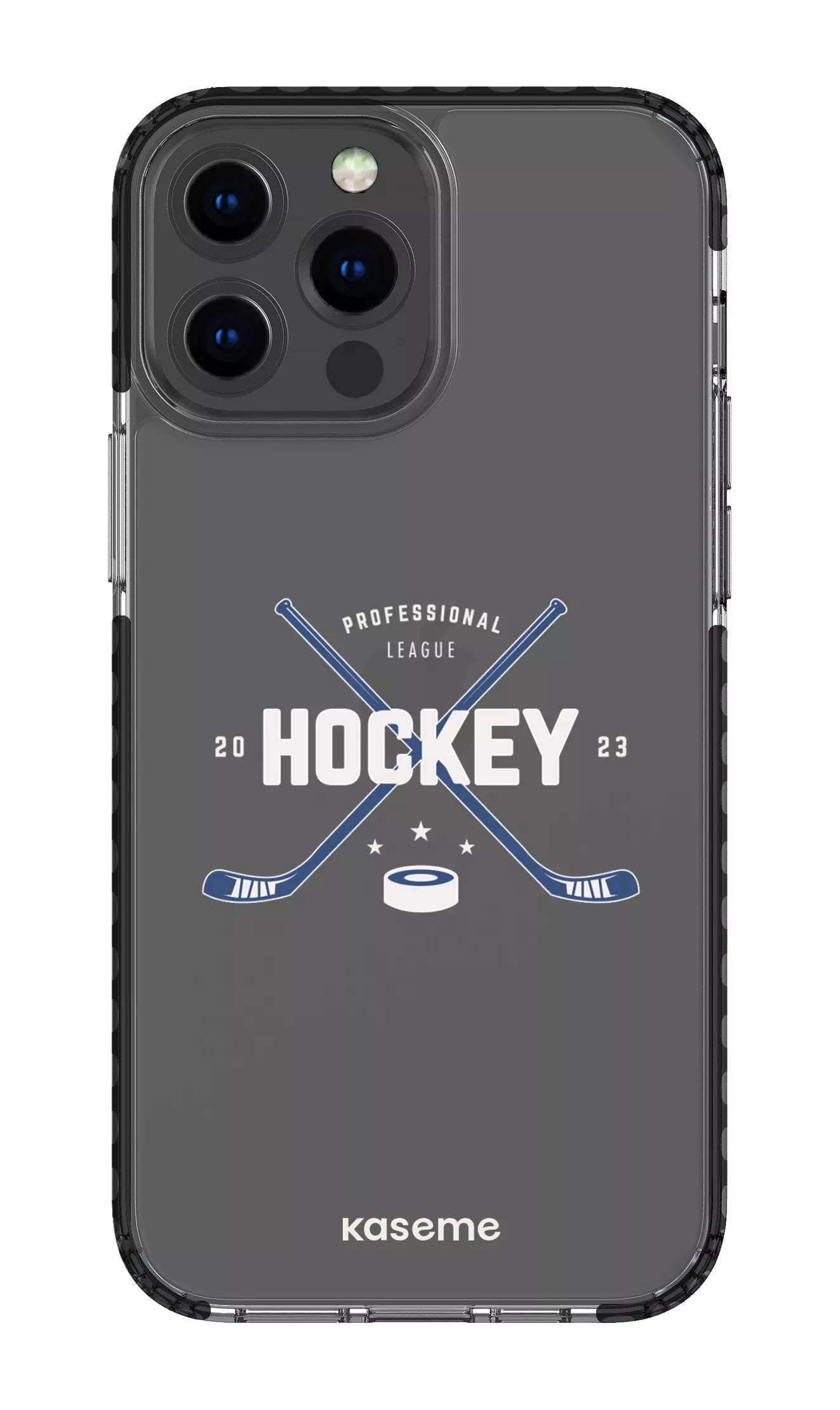 iPhone 13 Pro Max Clear Case - Black Playoffs Clear Case -