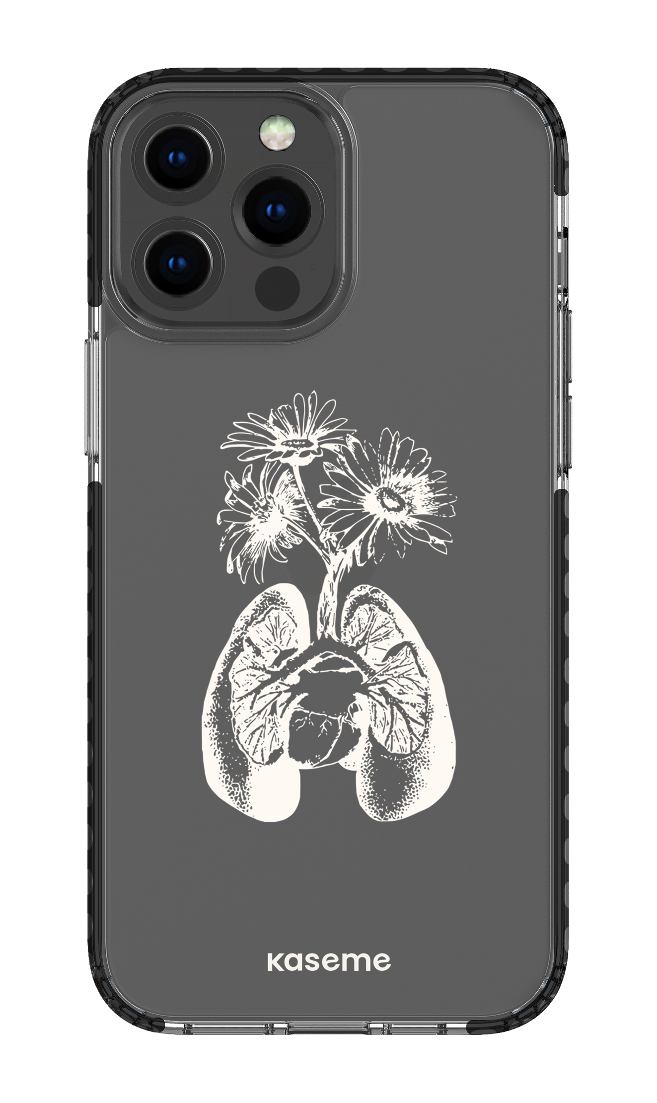 iPhone 13 Pro Max Clear Case - Black Revival clear case -