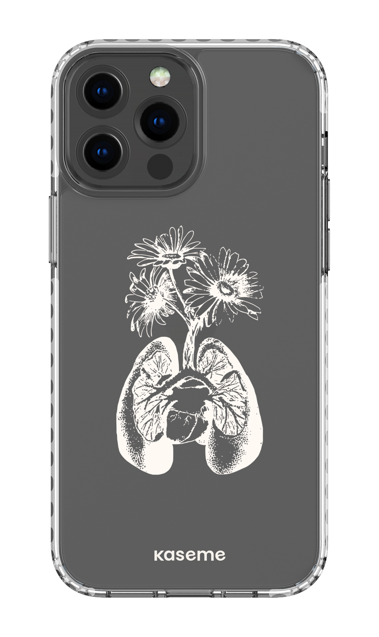iPhone 13 Pro Max Clear Case - White Revival clear case -