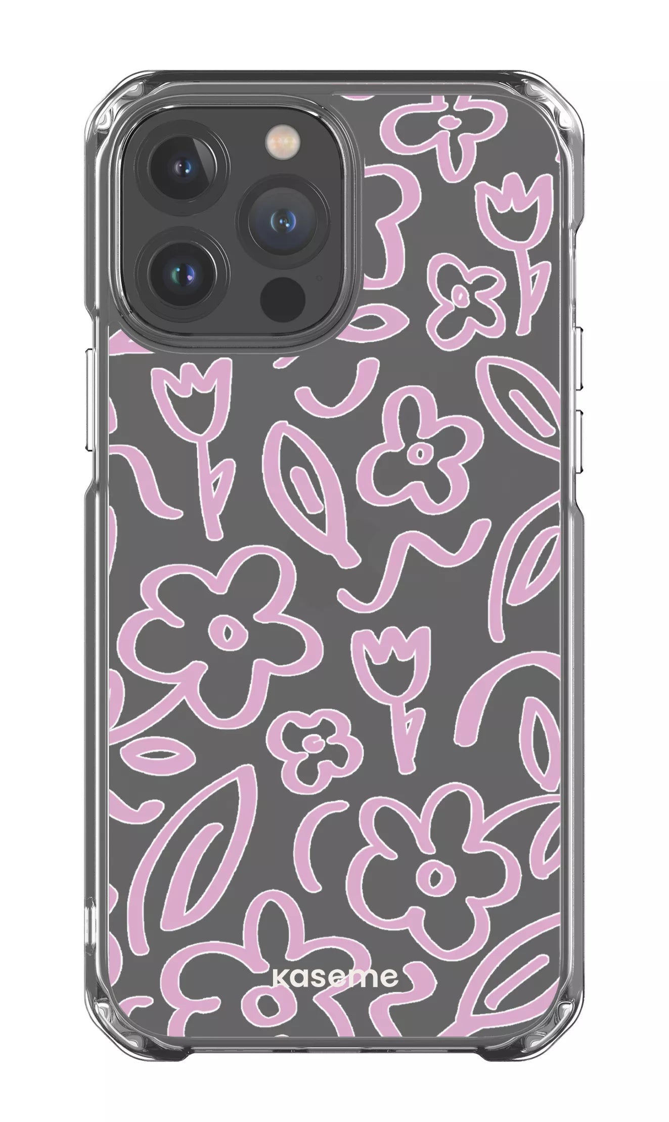 iPhone 13 Pro Max Clear Case Brooklyn pink Clear Case -