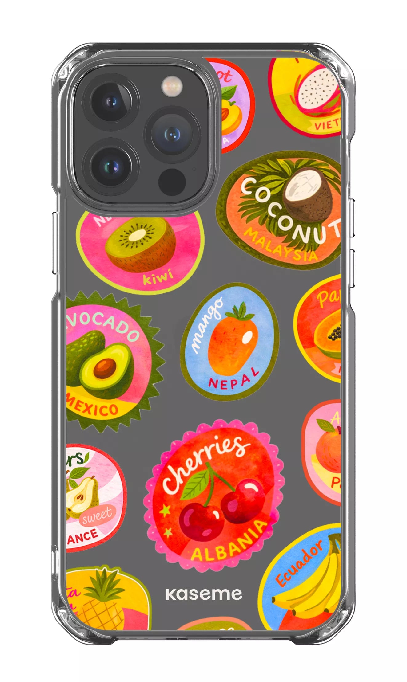 iPhone 13 Pro Max Clear Case Frutti Clear Case -