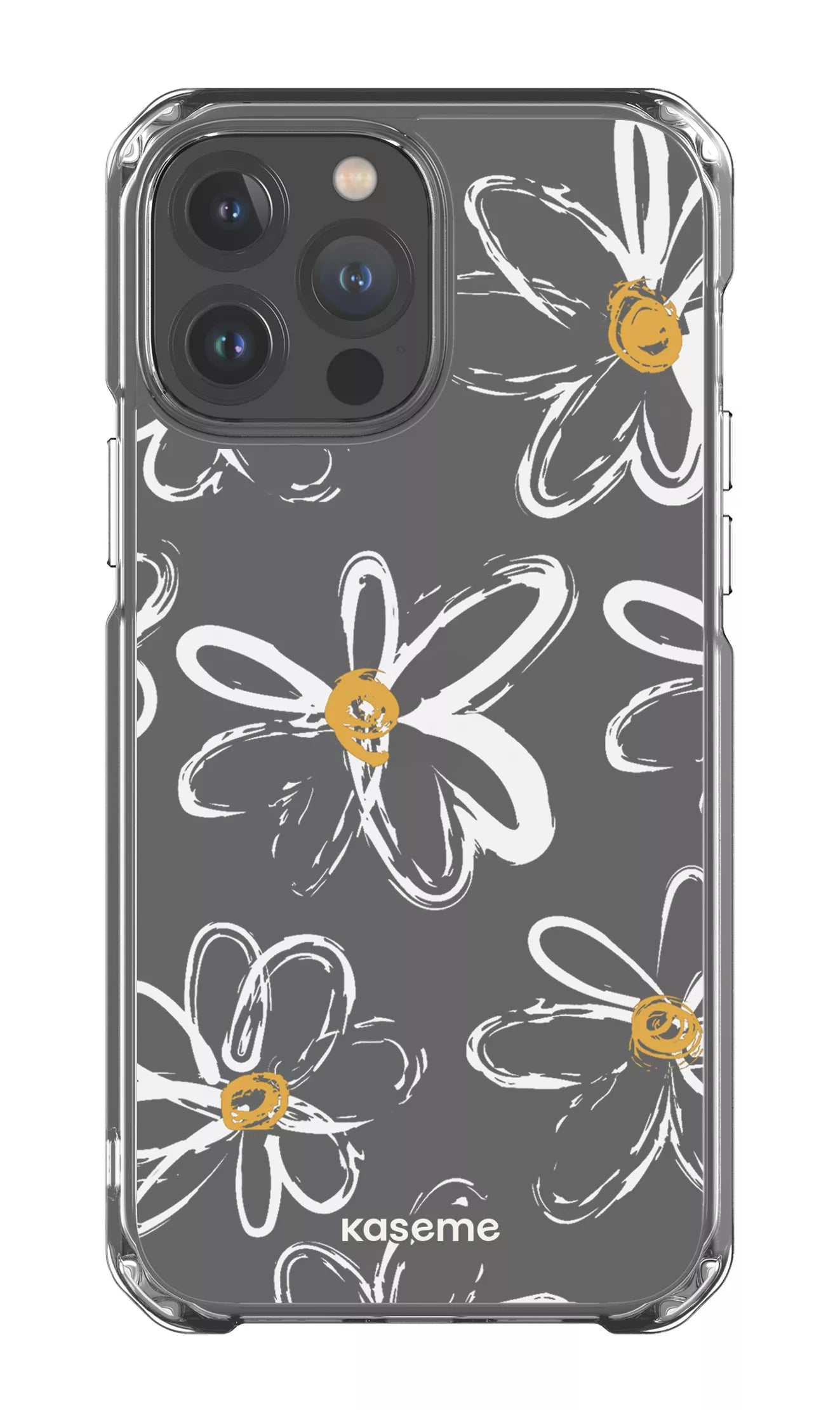 iPhone 13 Pro Max Clear Case Give me flowers Clear Case -