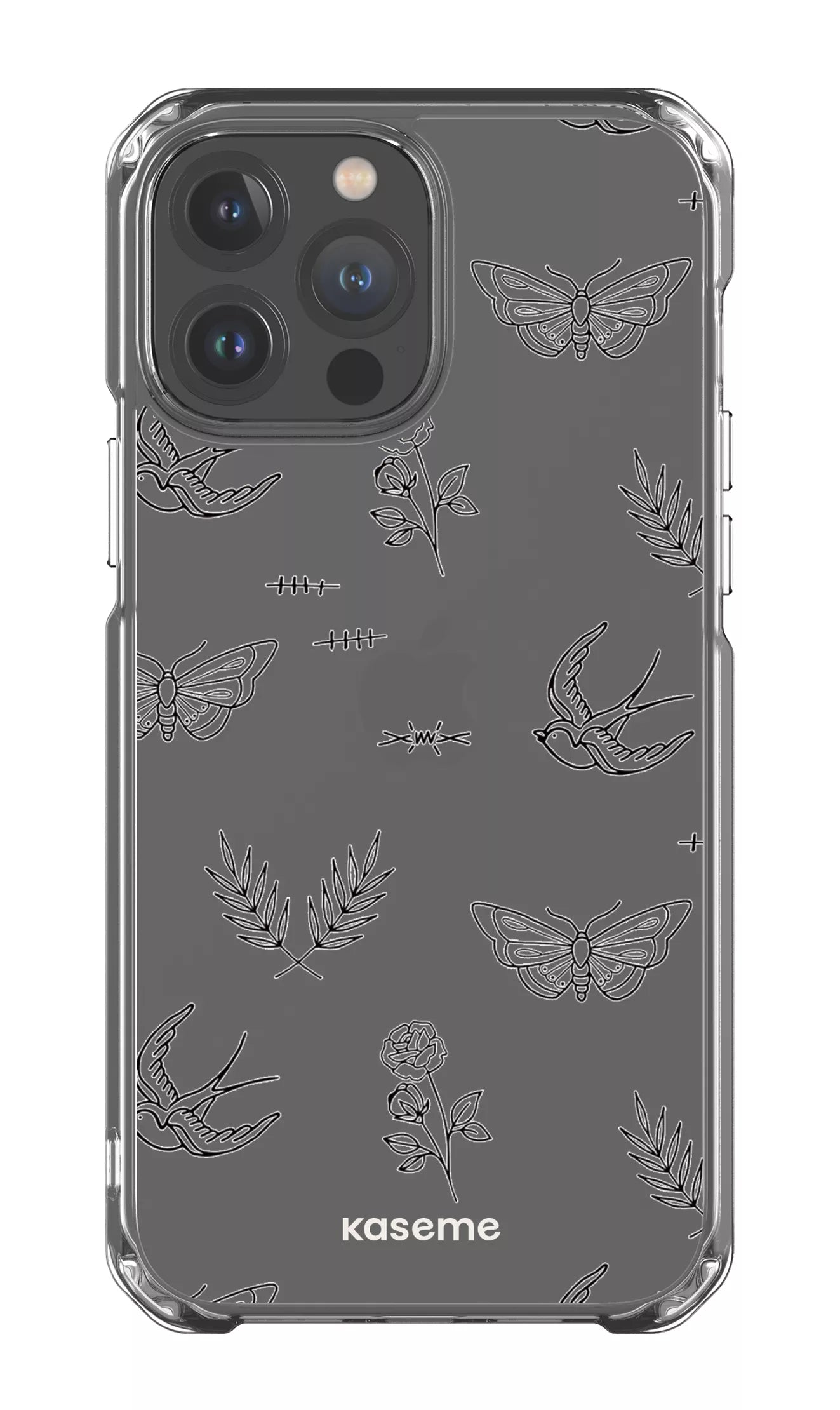 iPhone 13 Pro Max Clear Case Ink Clear Case -