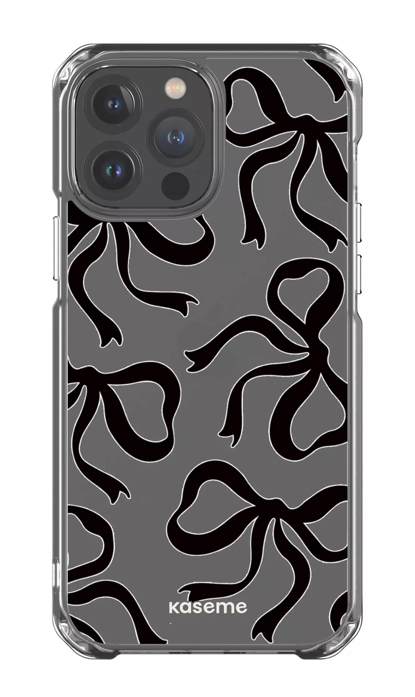 iPhone 13 Pro Max Clear Case Lace Black Clear Case -