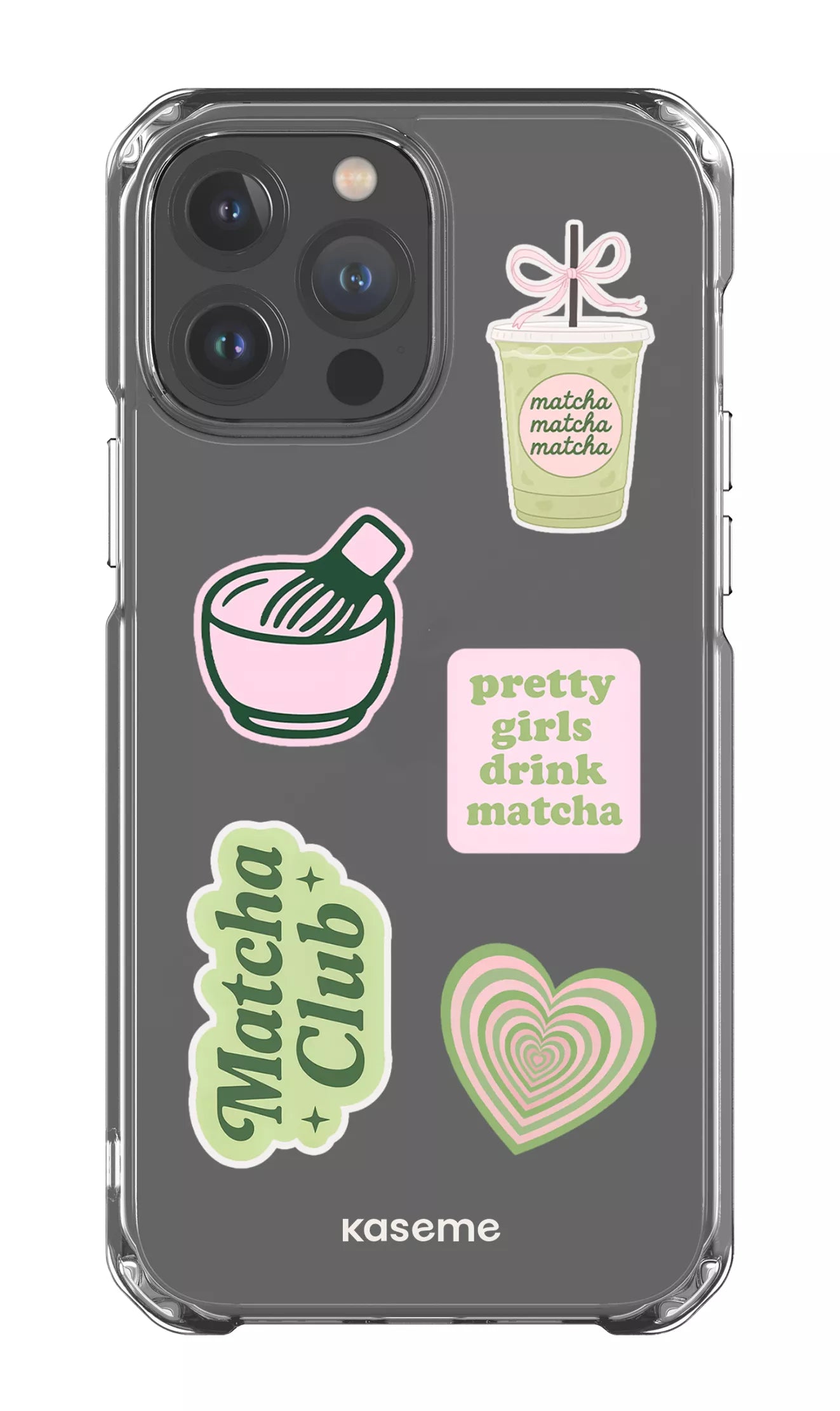 iPhone 13 Pro Max Clear Case Matcha Clear Case -
