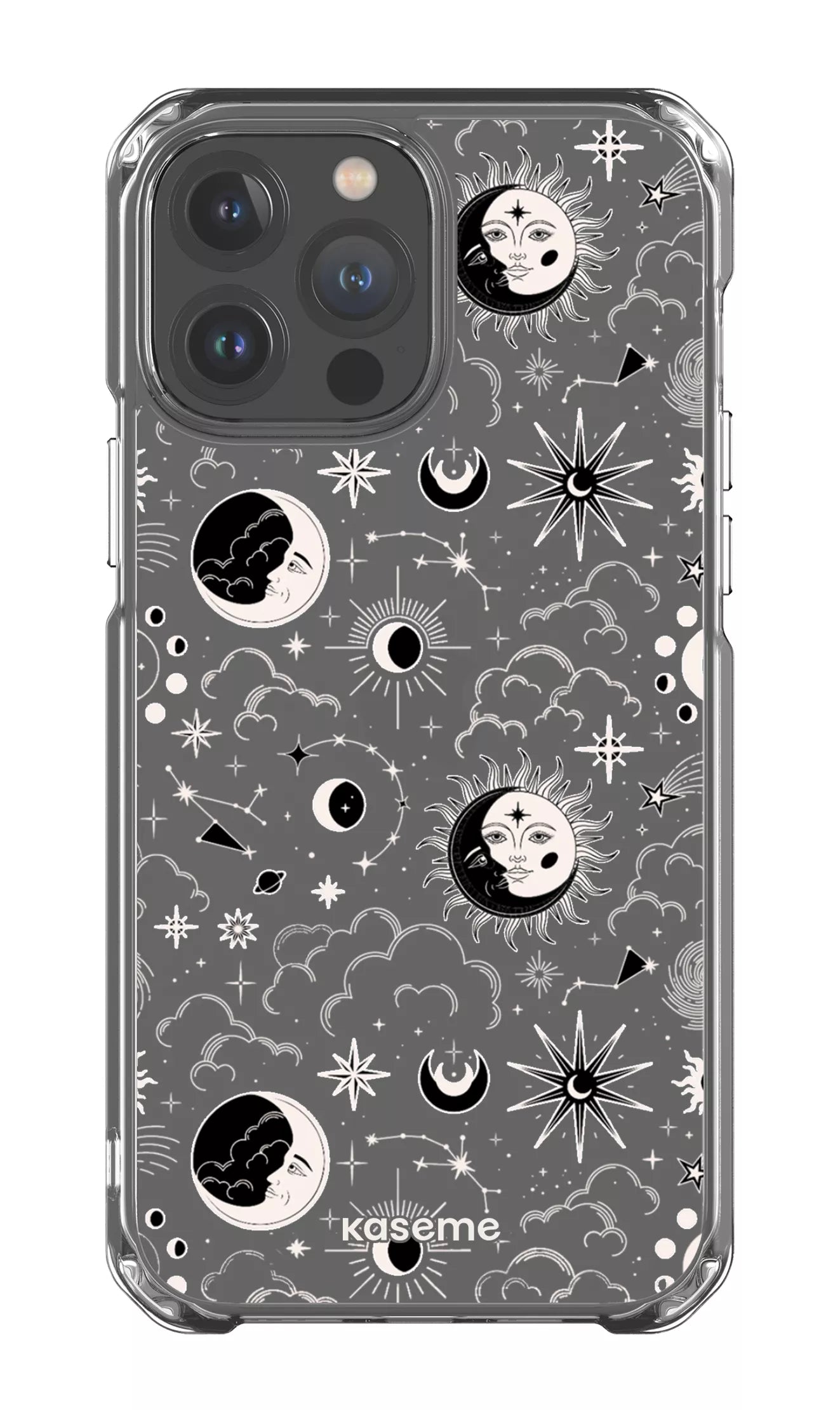 iPhone 13 Pro Max Clear Case Milky Way White Clear Case -