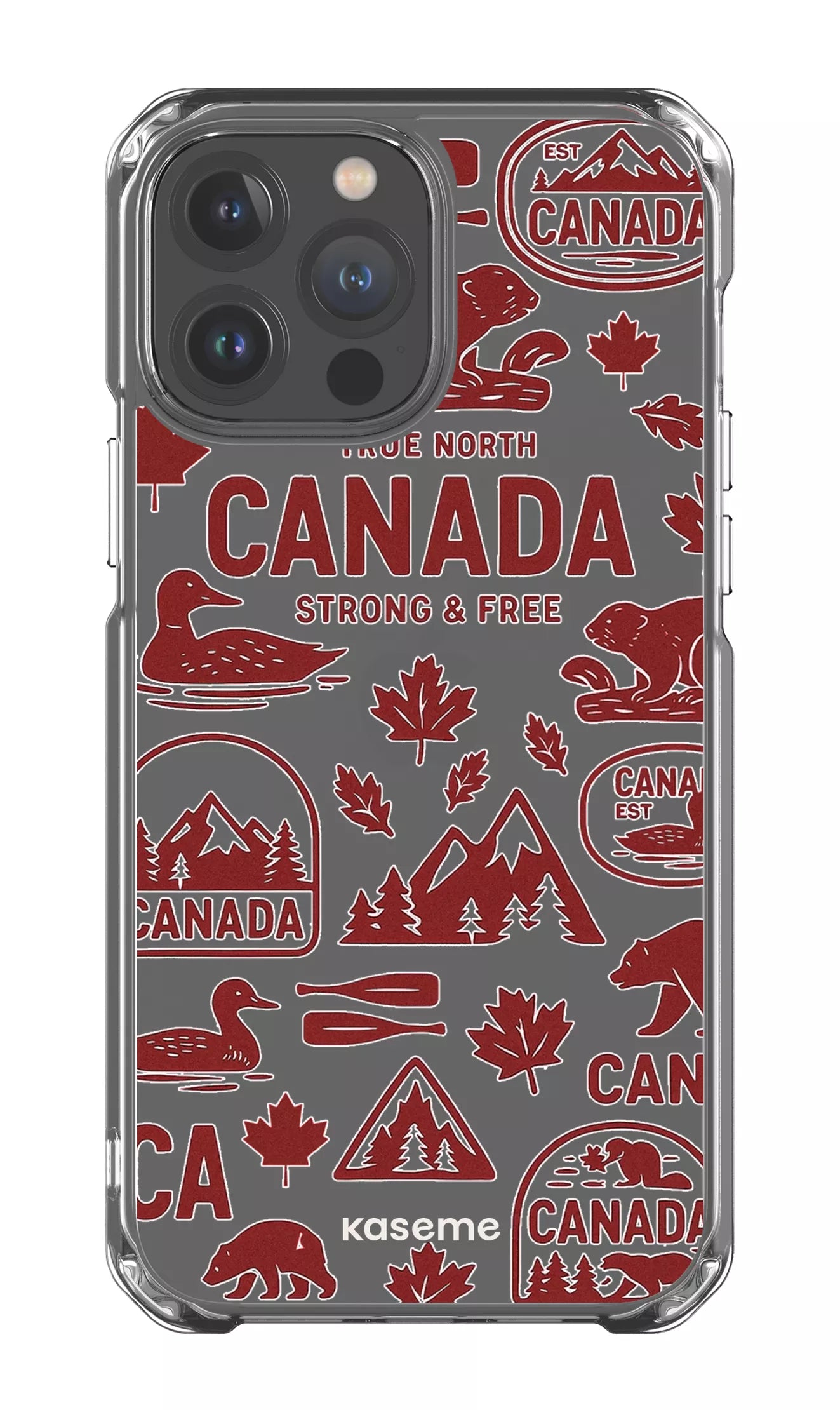 iPhone 13 Pro Max Clear Case Oh Canada Clear Case -