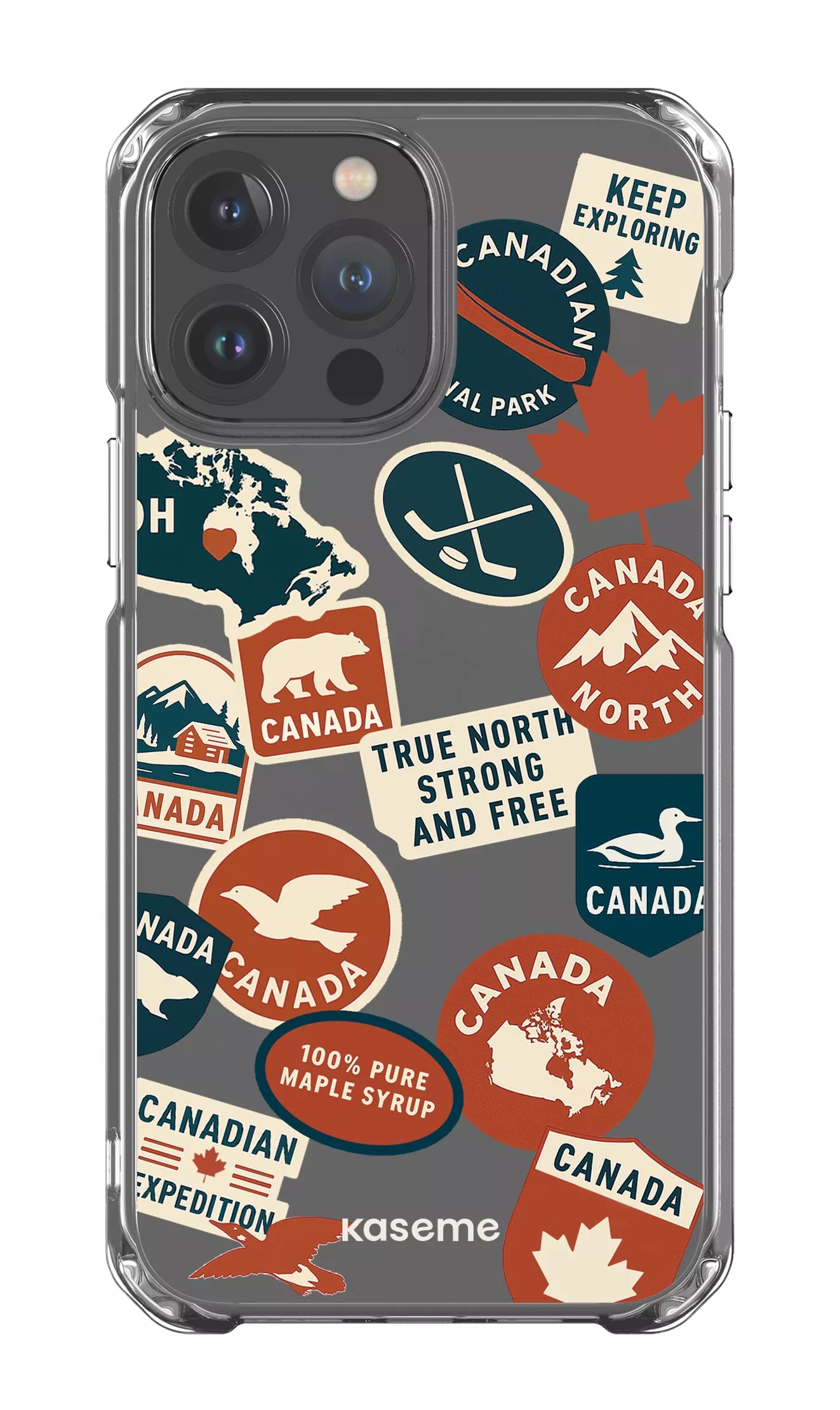 iPhone 13 Pro Max Clear Case Oh Maple Clear Case -