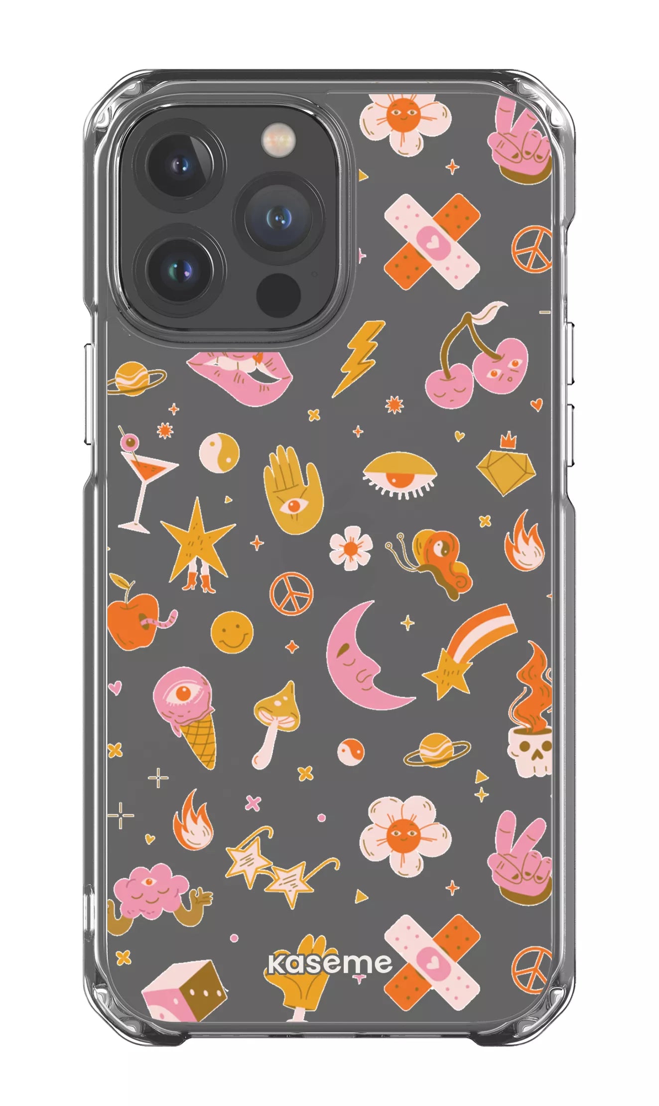 iPhone 13 Pro Max Clear Case Psycho Clear Case -