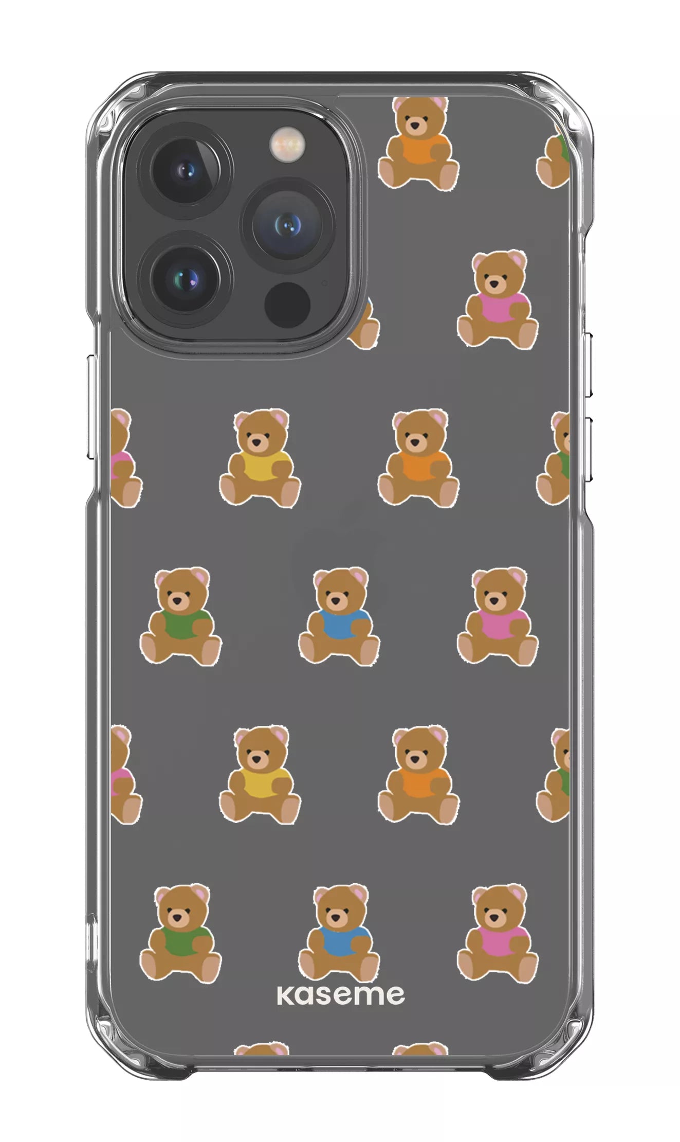 iPhone 13 Pro Max Clear Case Teddy Clear Case -