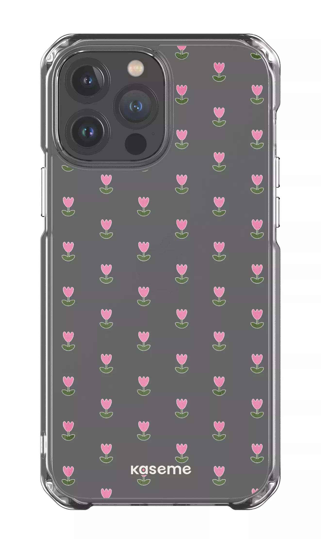 iPhone 13 Pro Max Clear Case Triumph Pink Clear Case -