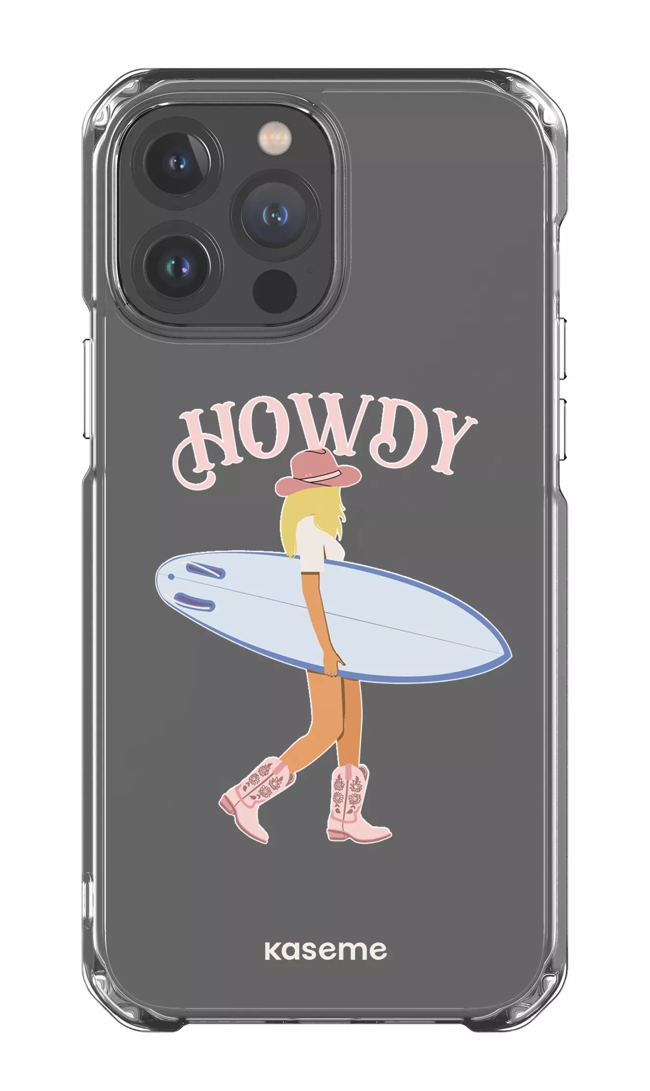 iPhone 13 Pro Max Clear Case Westsea Pink Clear Case -