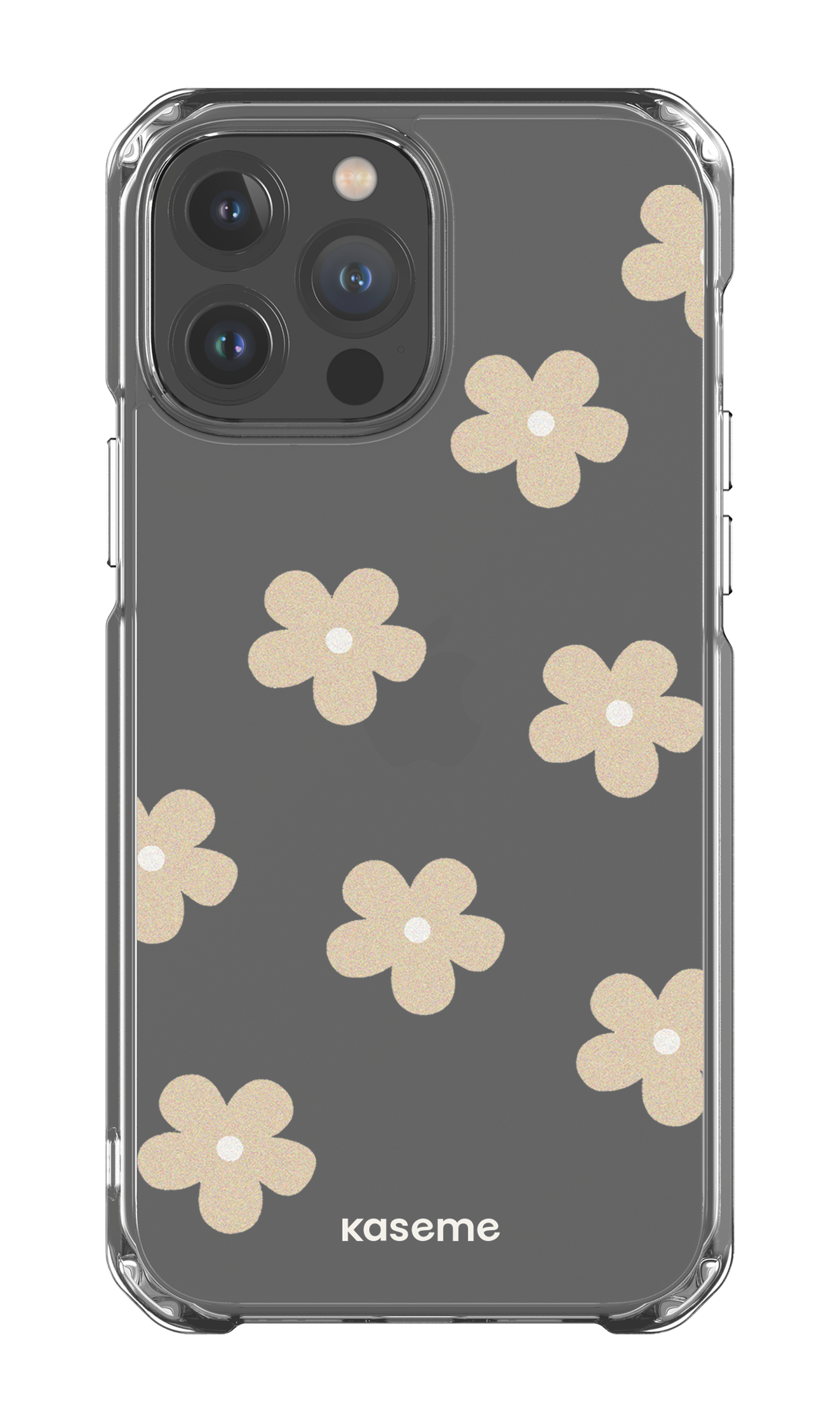 iPhone 13 Pro Max Clear Case Woodstock Beige Clear Case -