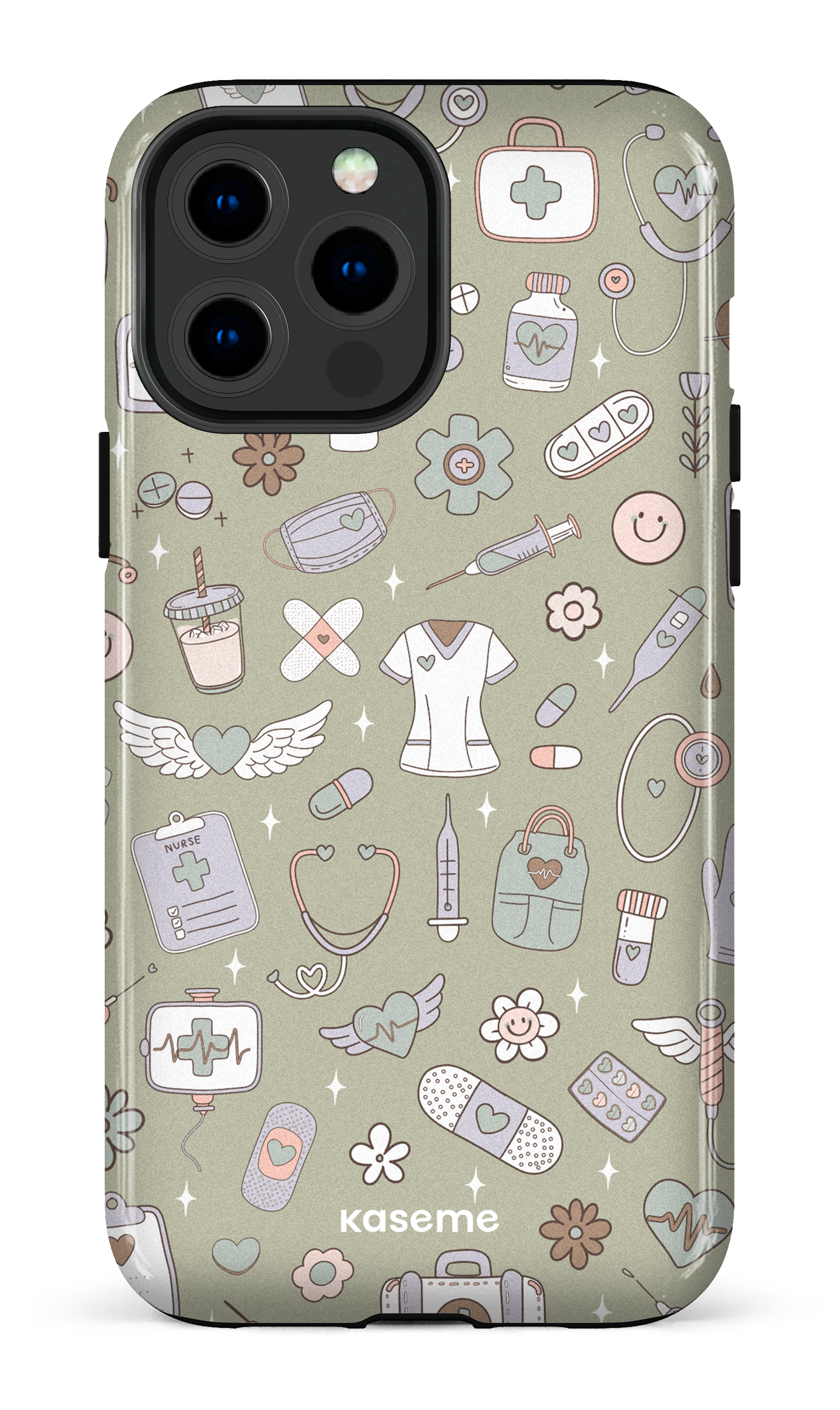 iPhone 13 Pro Max Tough Code Green -