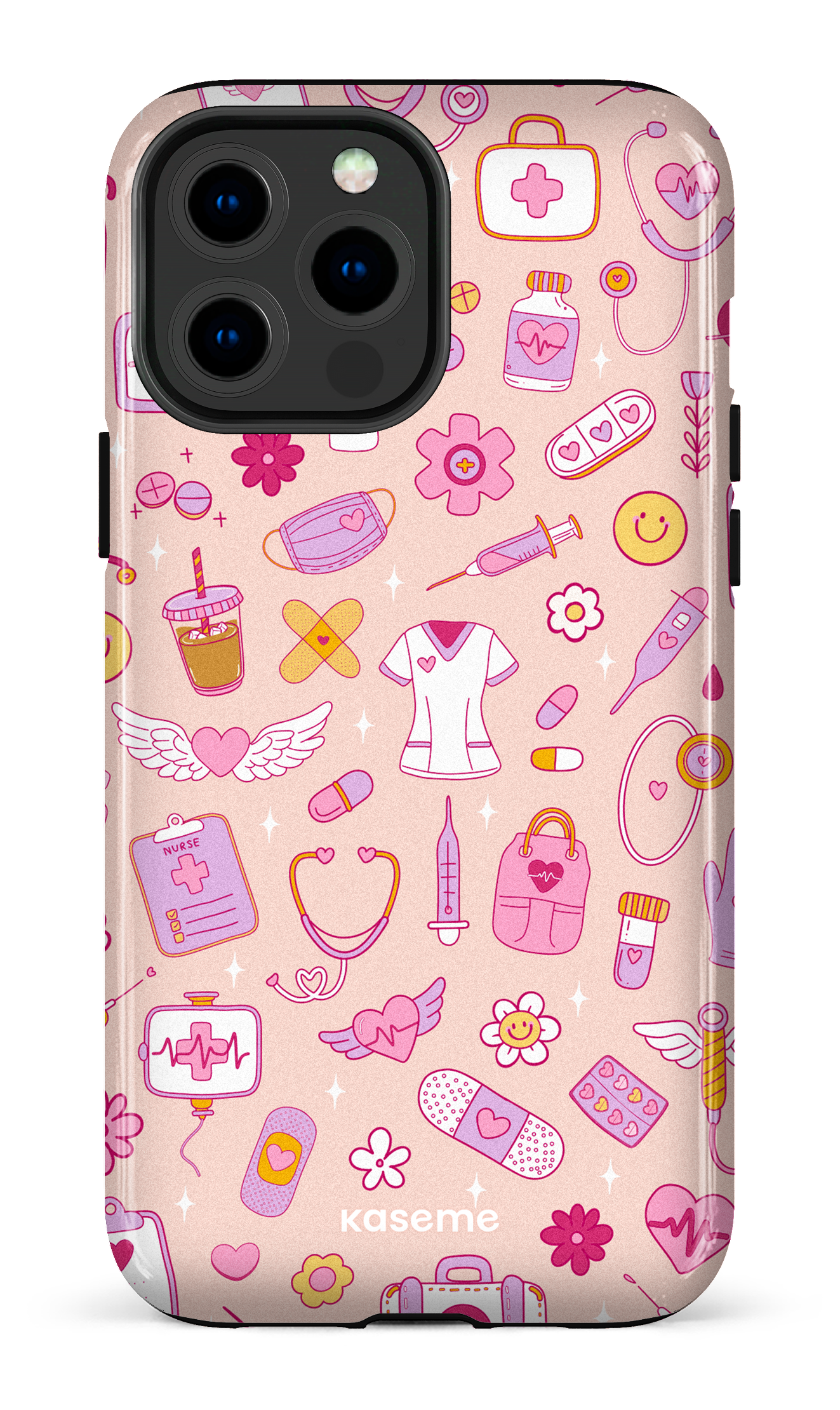 iPhone 13 Pro Max Tough Code Pink -