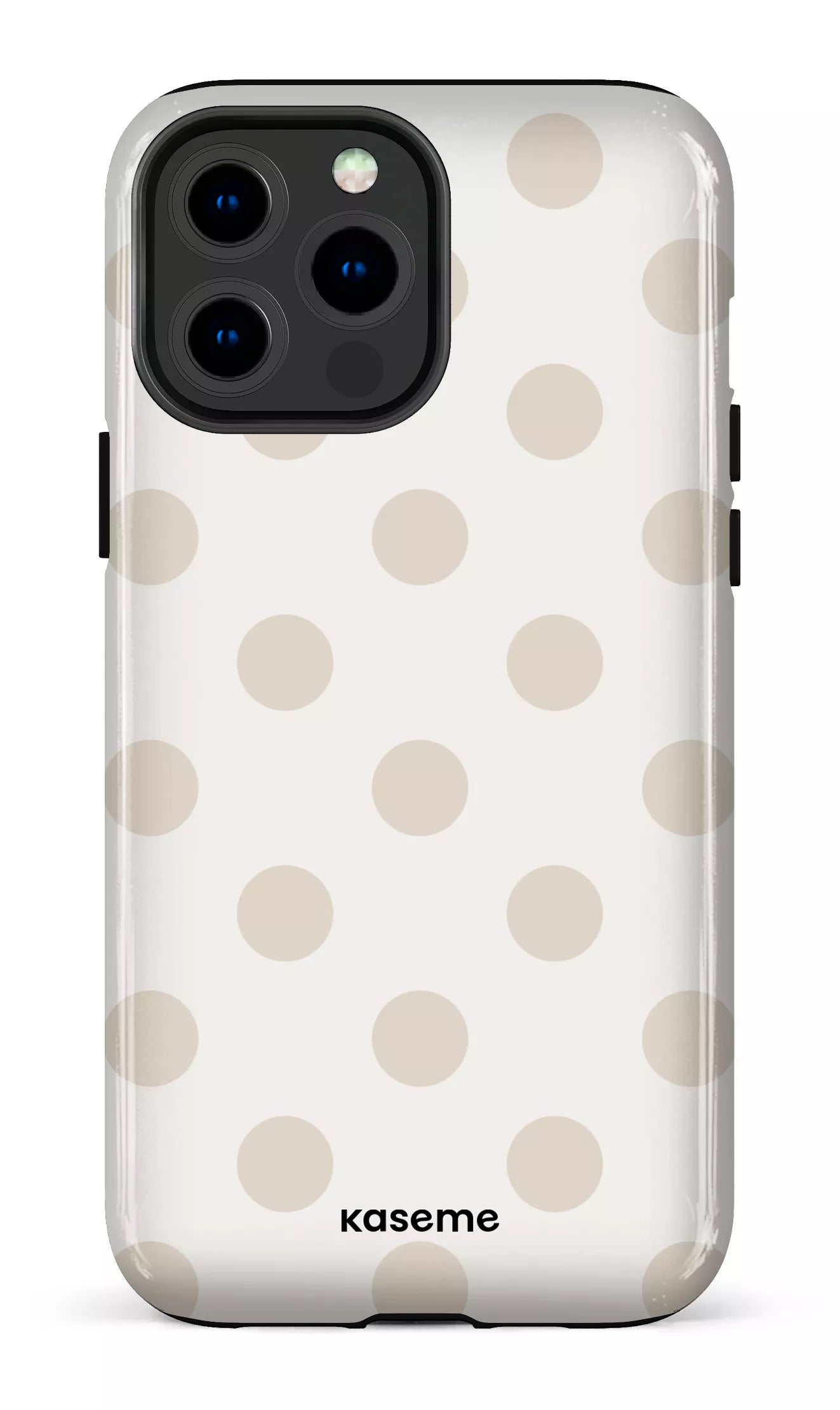 iPhone 13 Pro Max Tough Couture Beige & White -