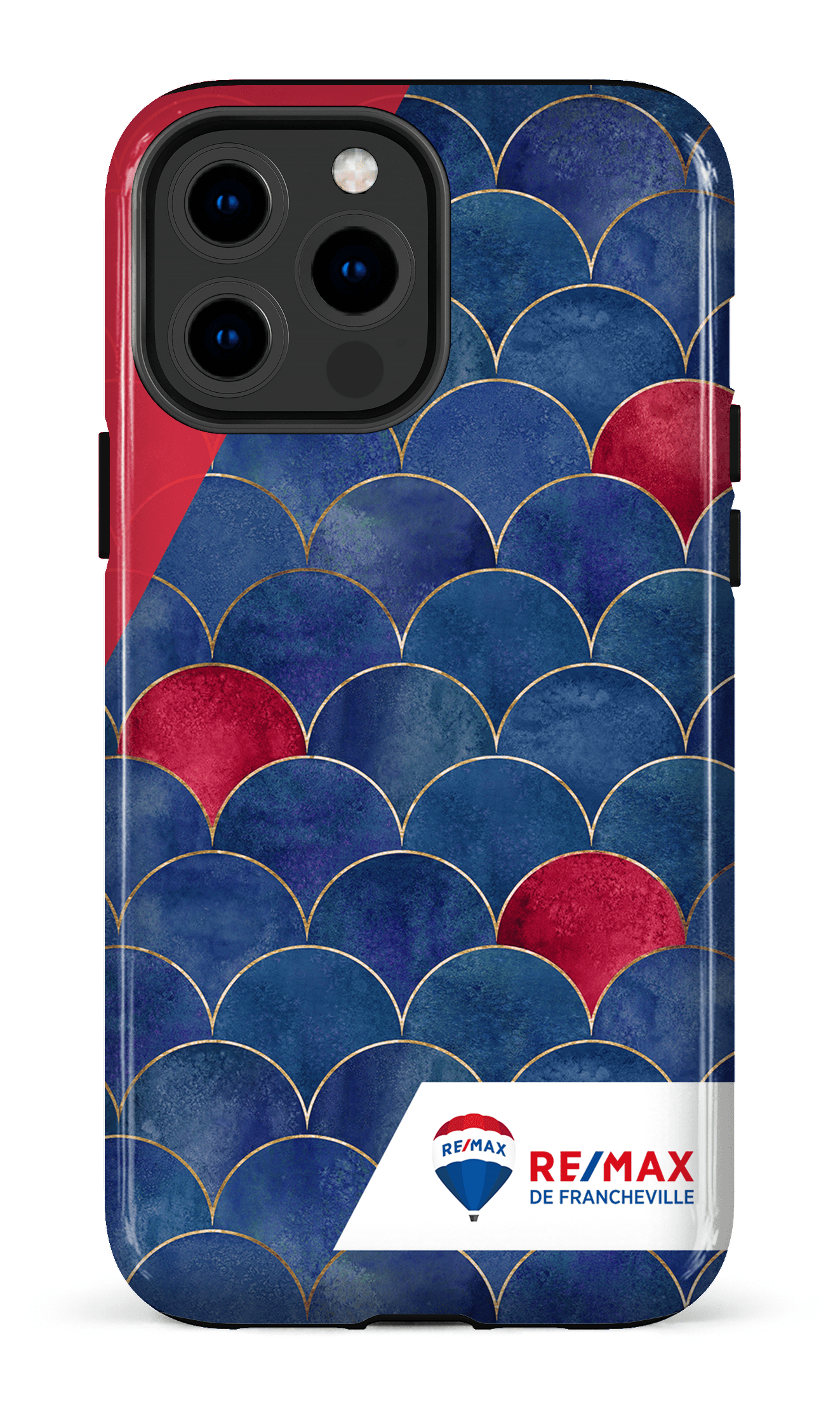 iPhone 13 Pro Max Tough Écailles bicolores de Francheville -