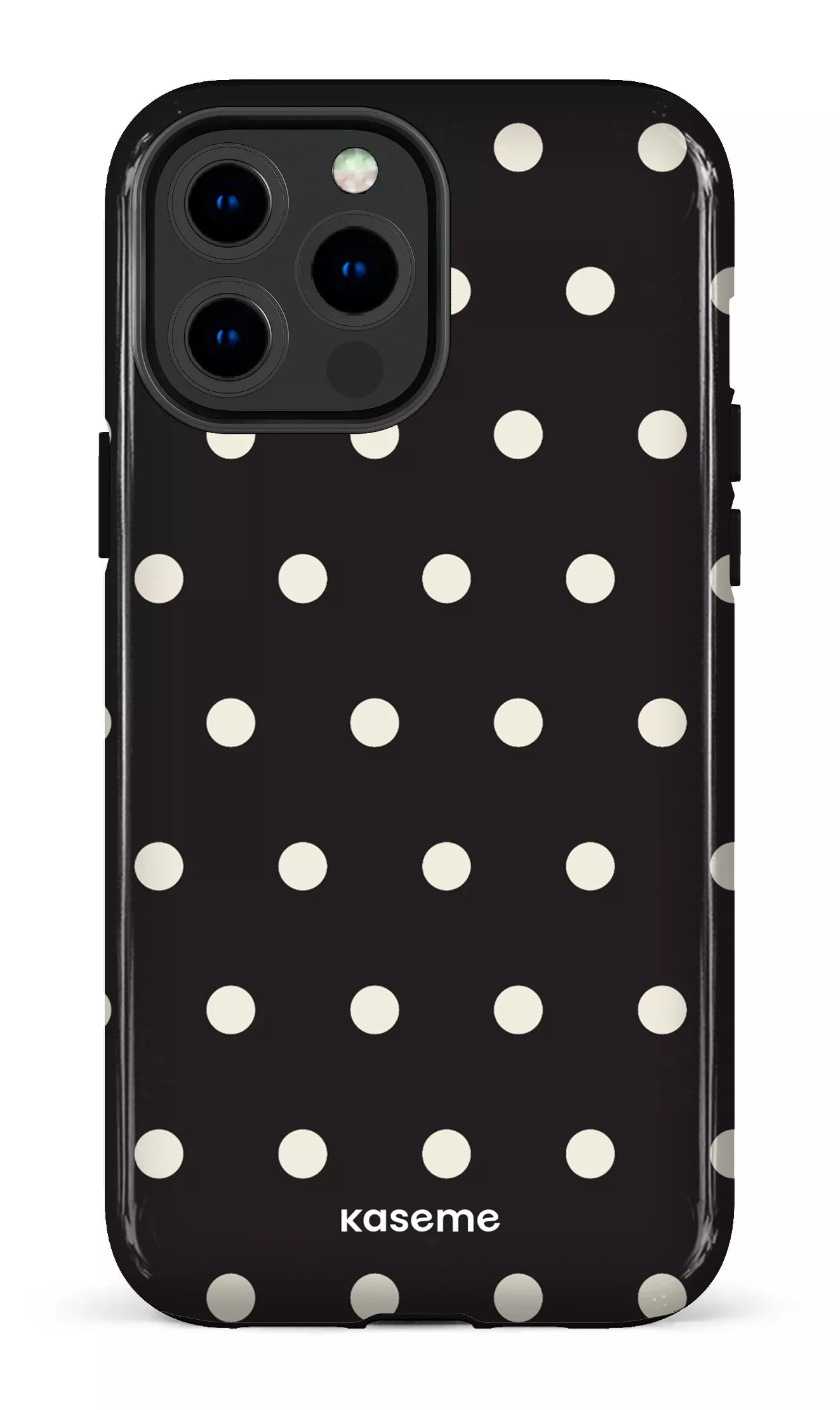 iPhone 13 Pro Max Tough Polka Black -