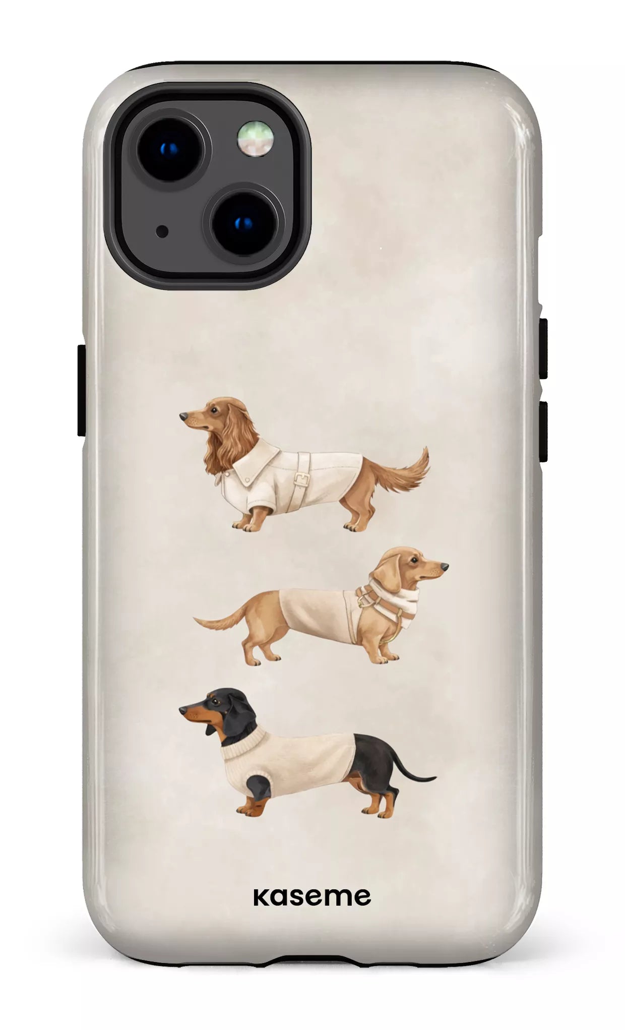 iPhone 13 Tough Doxies Club Beige -
