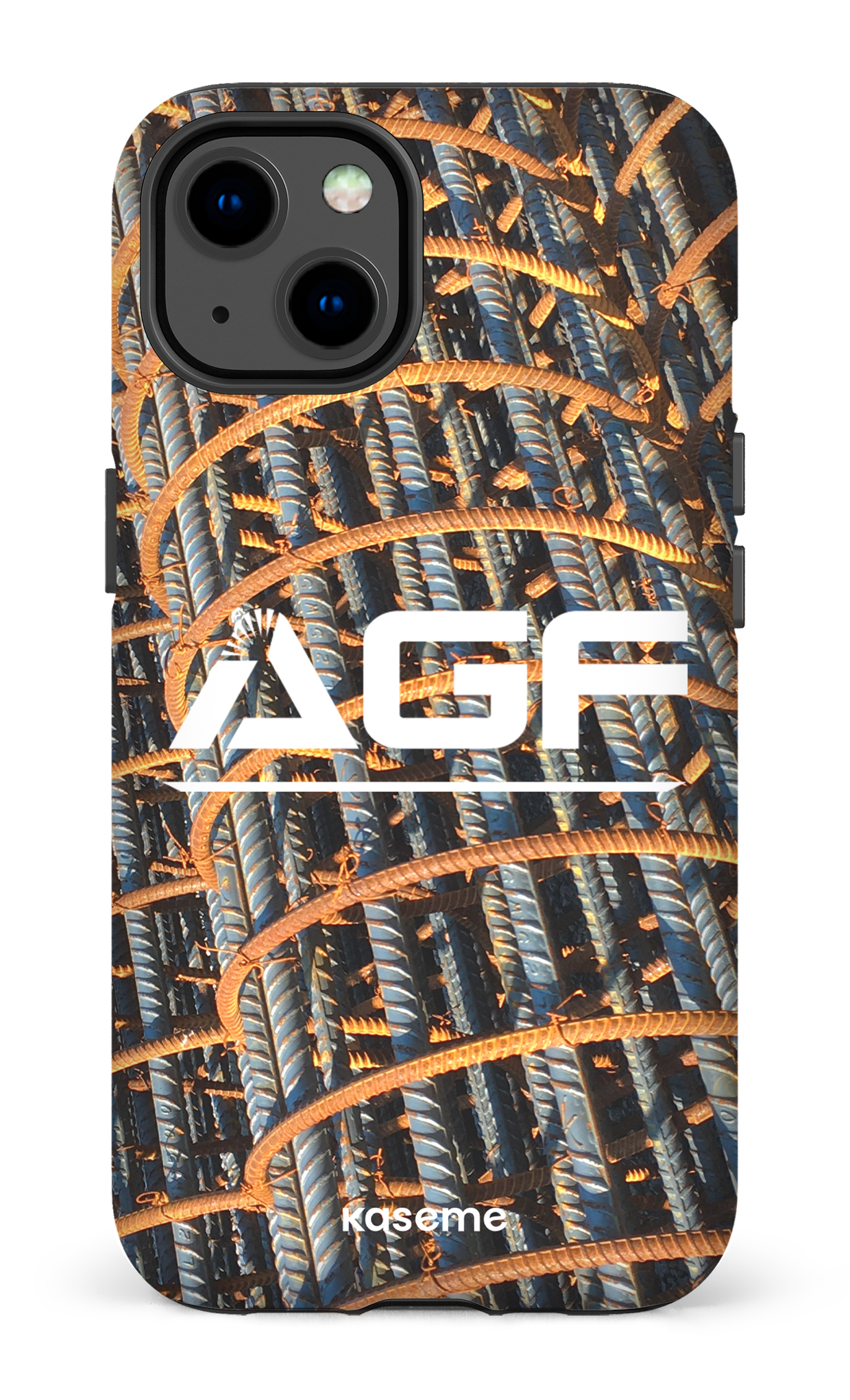 iPhone 13 Tough Matte AGF Acier -
