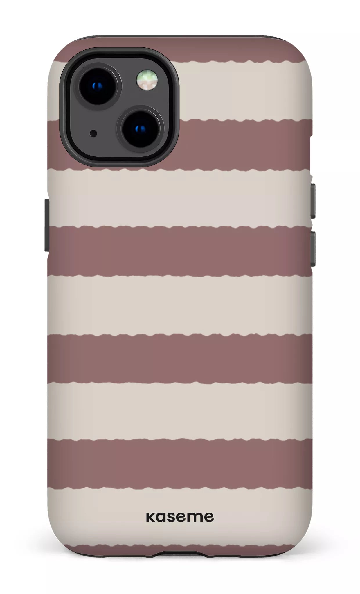 iPhone 13 Tough Matte Aligned Brown -