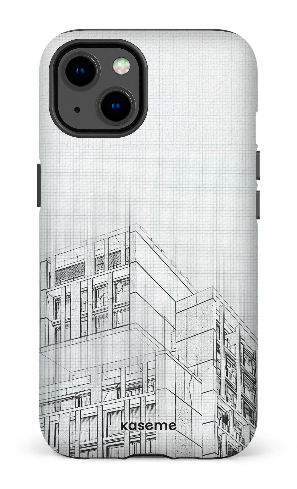 iPhone 13 Tough Matte Blueprint -