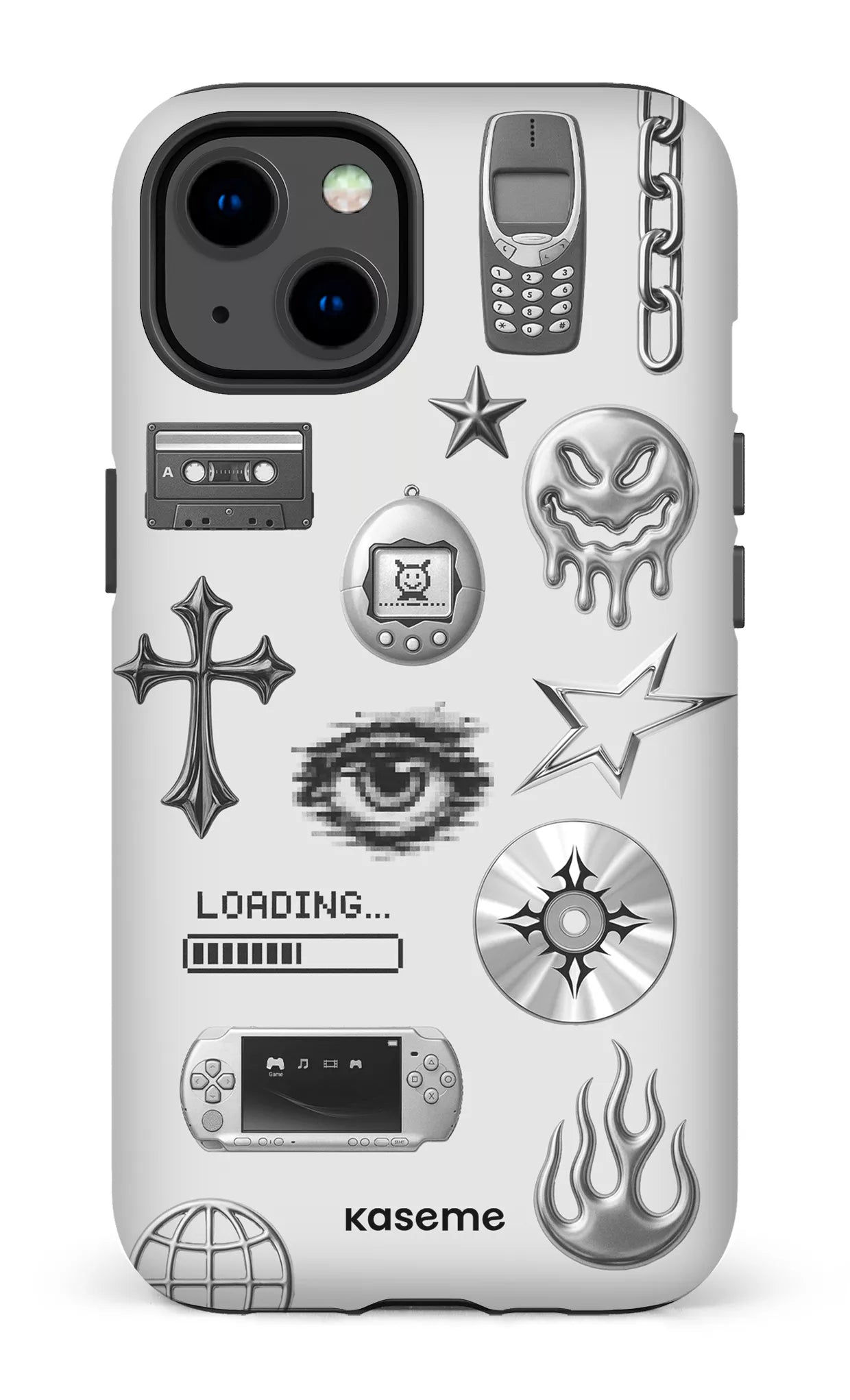 iPhone 13 Tough Matte Chrome -