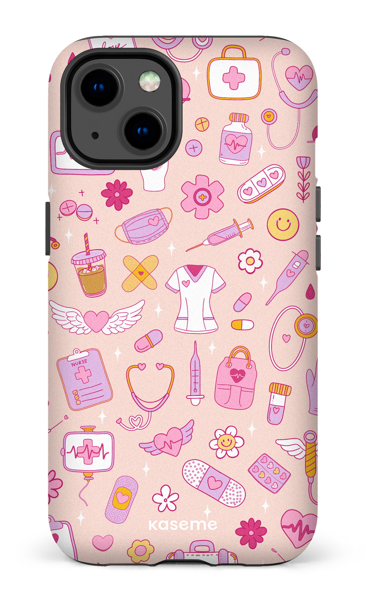 iPhone 13 Tough Matte Code Pink -