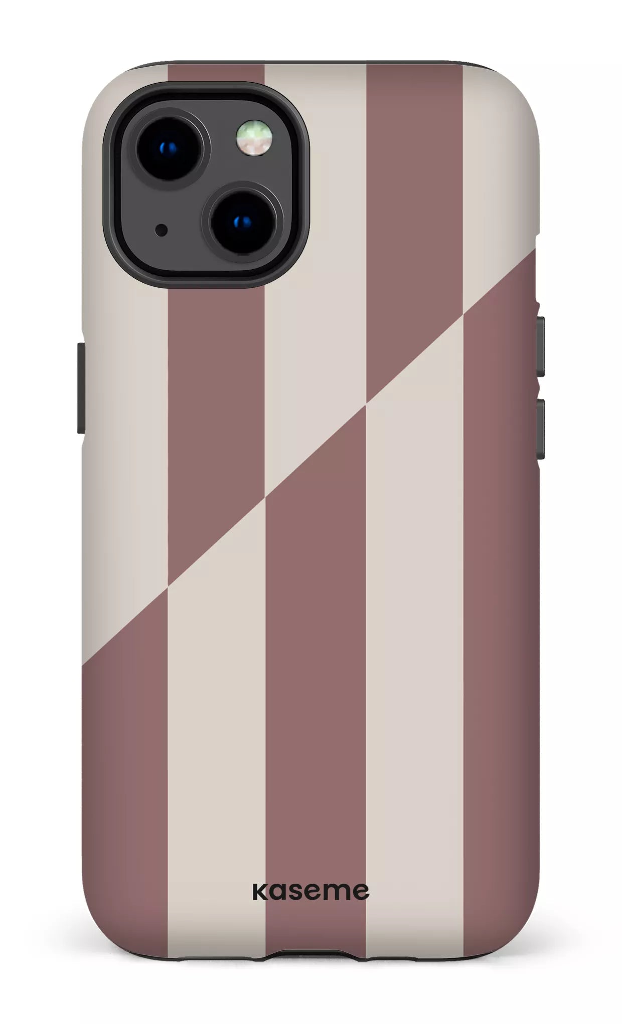 iPhone 13 Tough Matte Divided Brown -