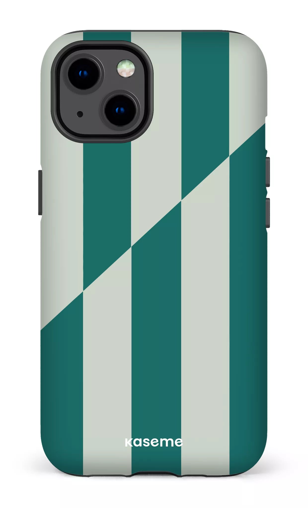 iPhone 13 Tough Matte Divided Green -