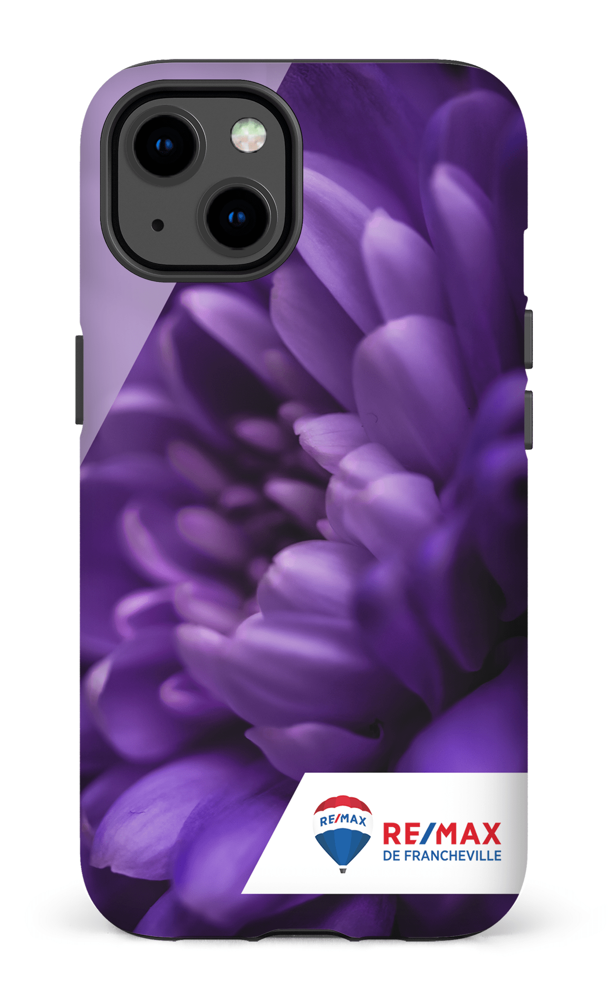 iPhone 13 Tough Matte Fleur gros plan de Francheville -