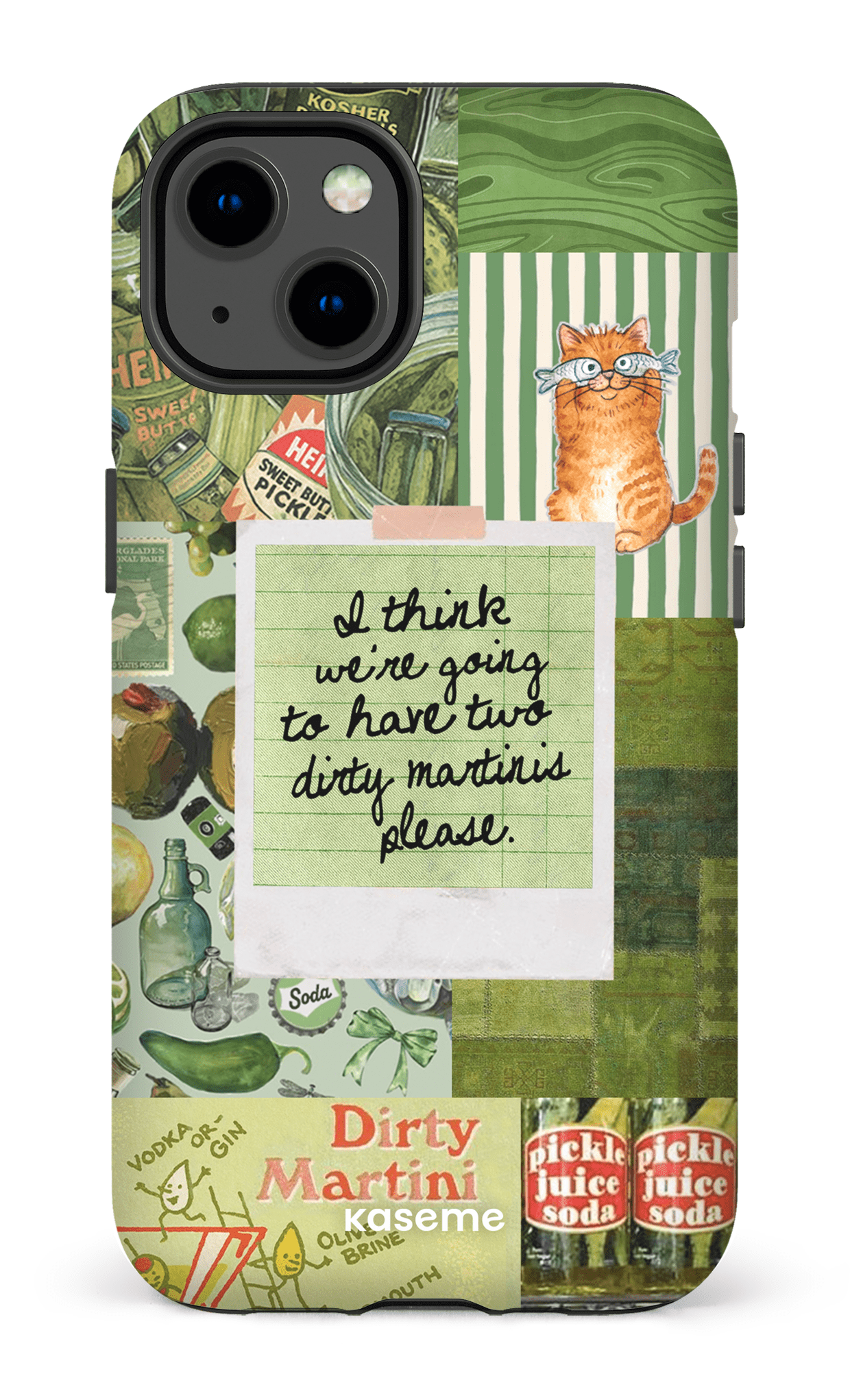 iPhone 13 Tough Matte Green Hour -