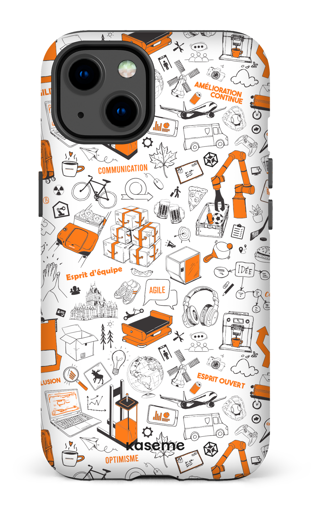 iPhone 13 Tough Matte Murale Vanderlande -